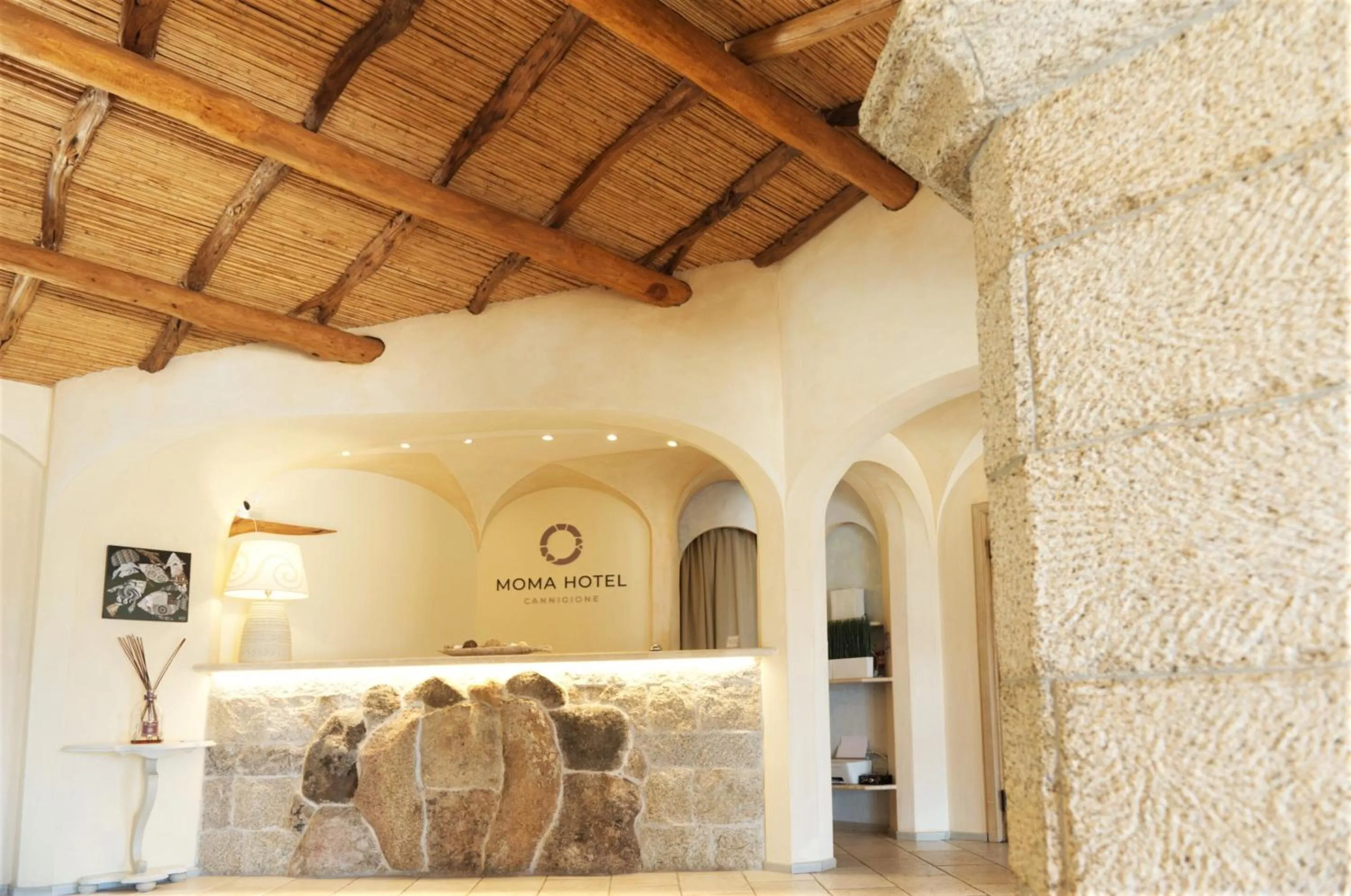 Lobby or reception in Moma Hotel Cannigione