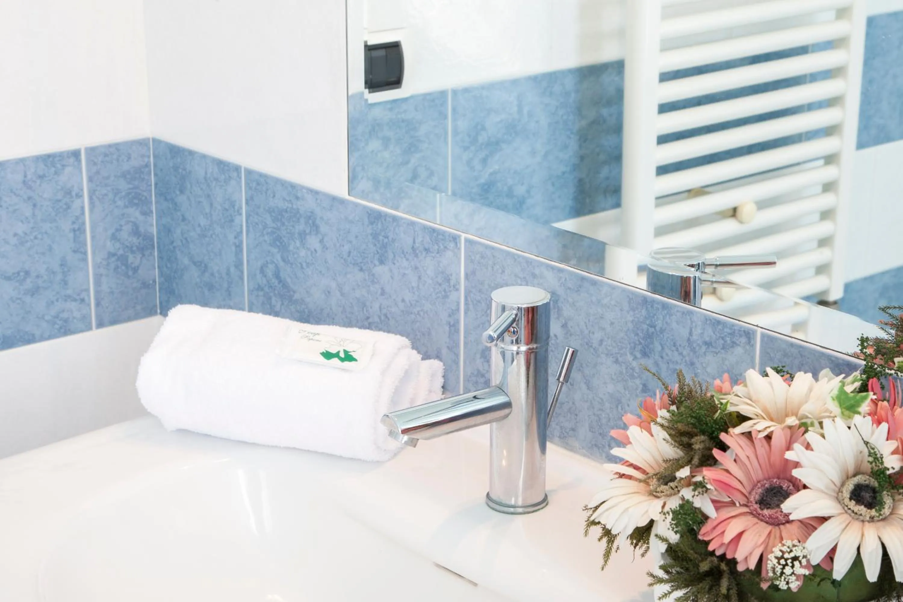 Bathroom in Blu Hotel