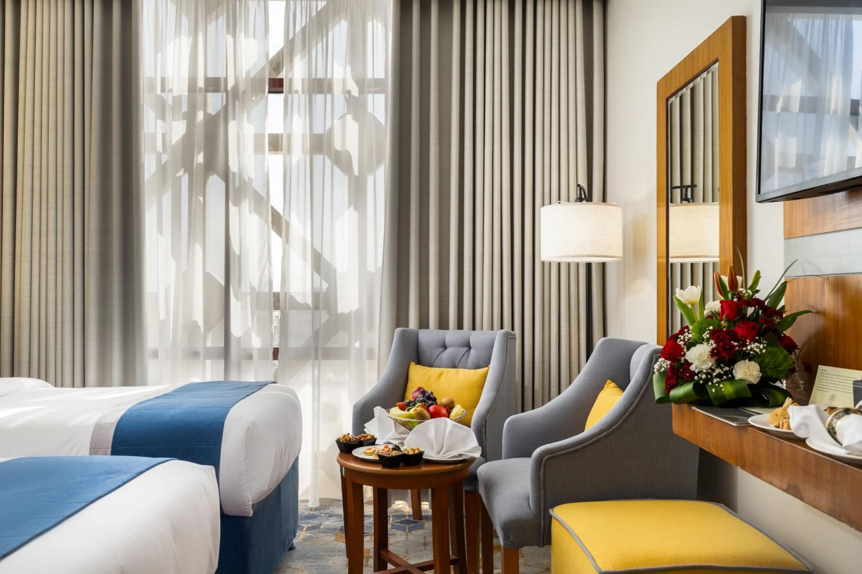 Bedroom, Bed in Emaar Elite Al Madina Hotel