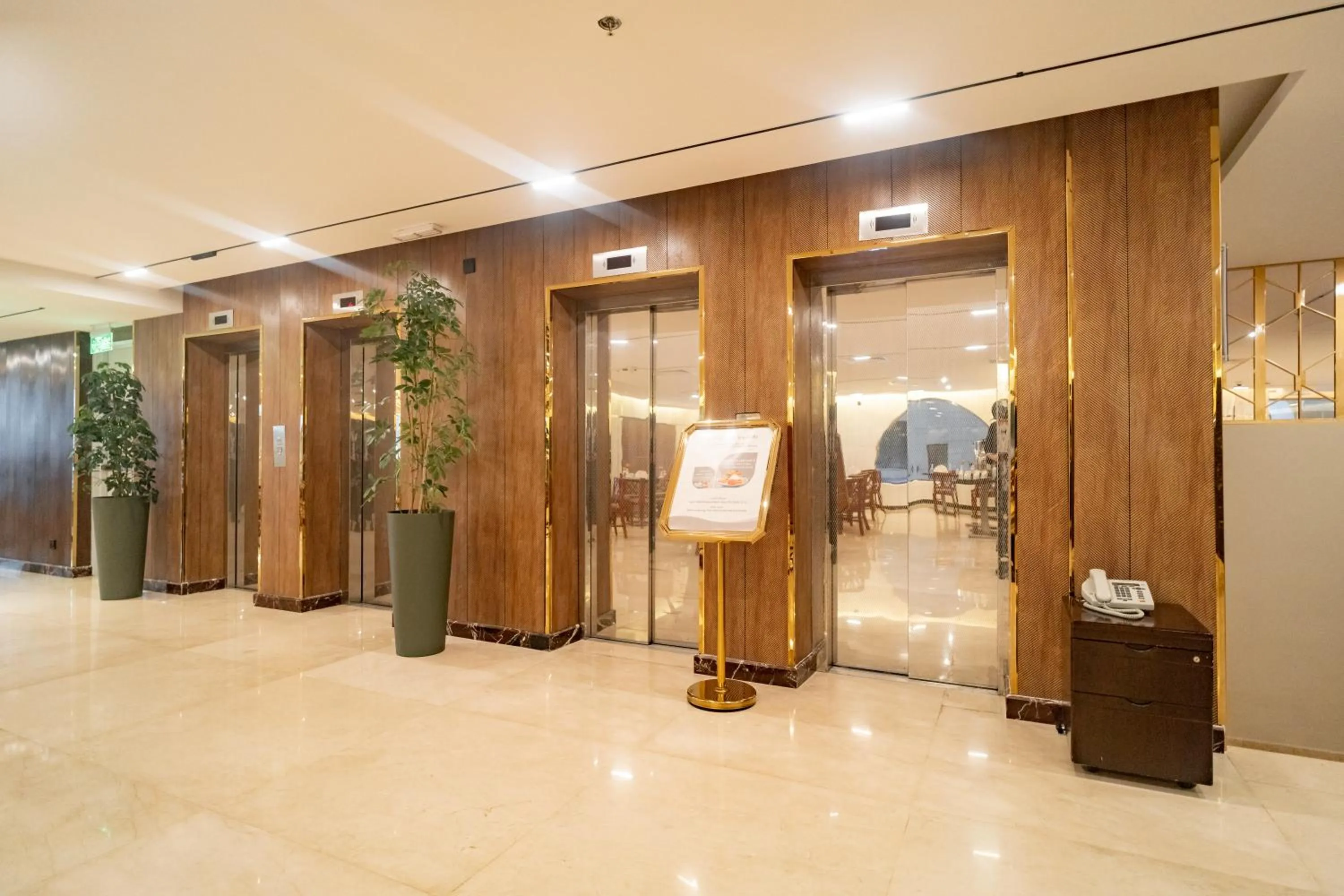 elevator in Emaar Elite Al Madina Hotel