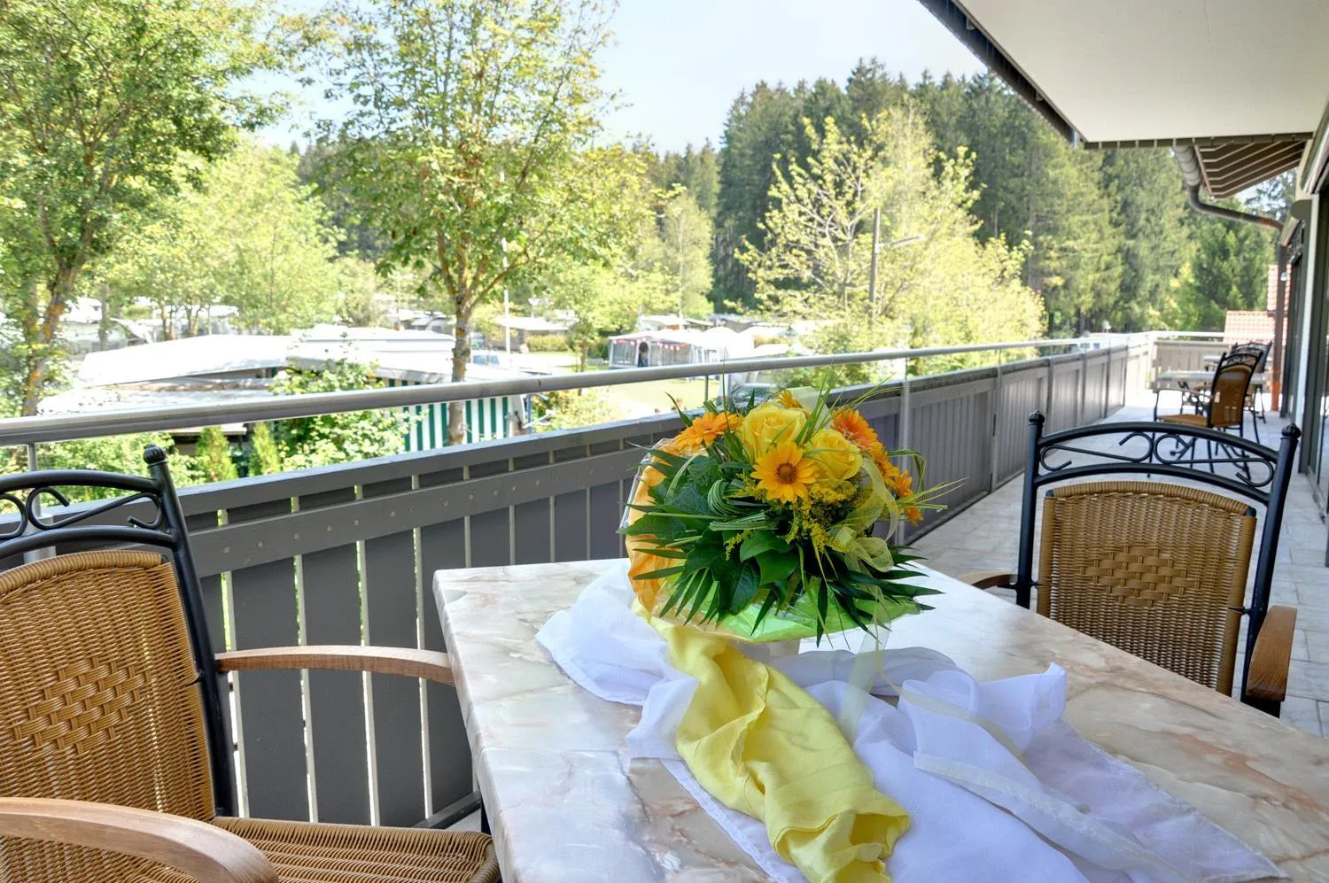 Balcony/Terrace in Allgäu-Hotel-Elbsee