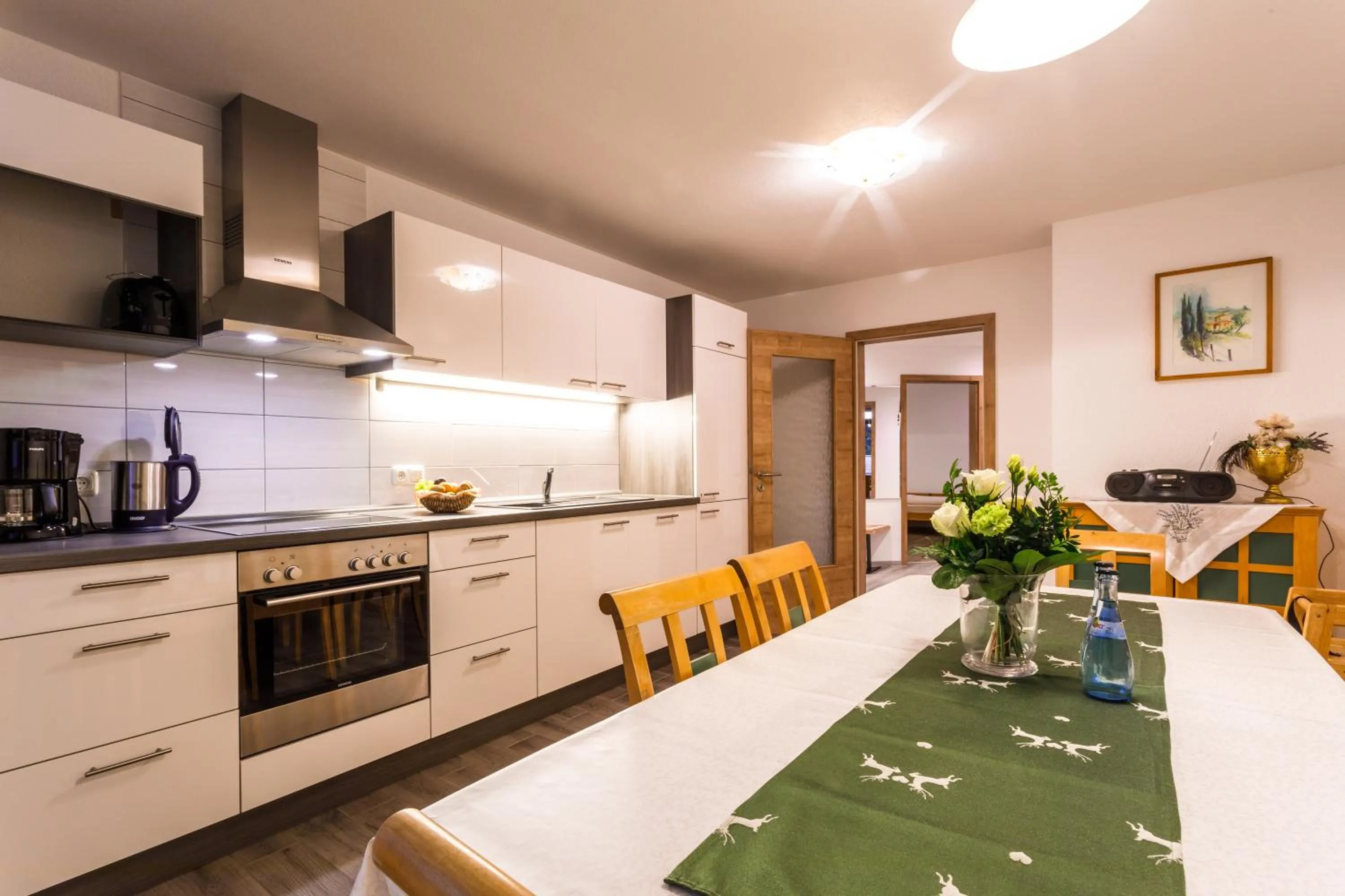 Kitchen or kitchenette in Allgäu-Hotel-Elbsee