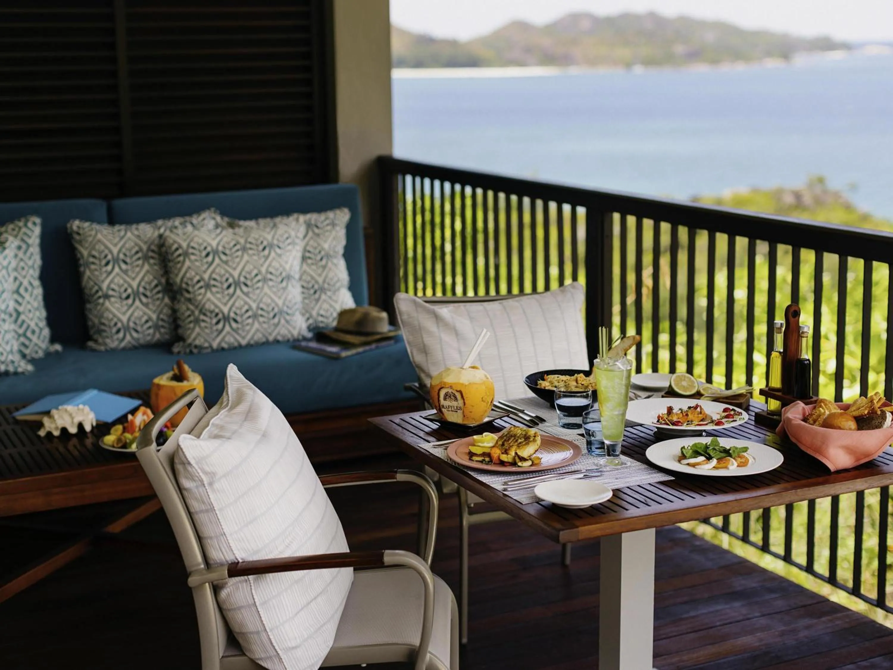 Bedroom in Raffles Seychelles