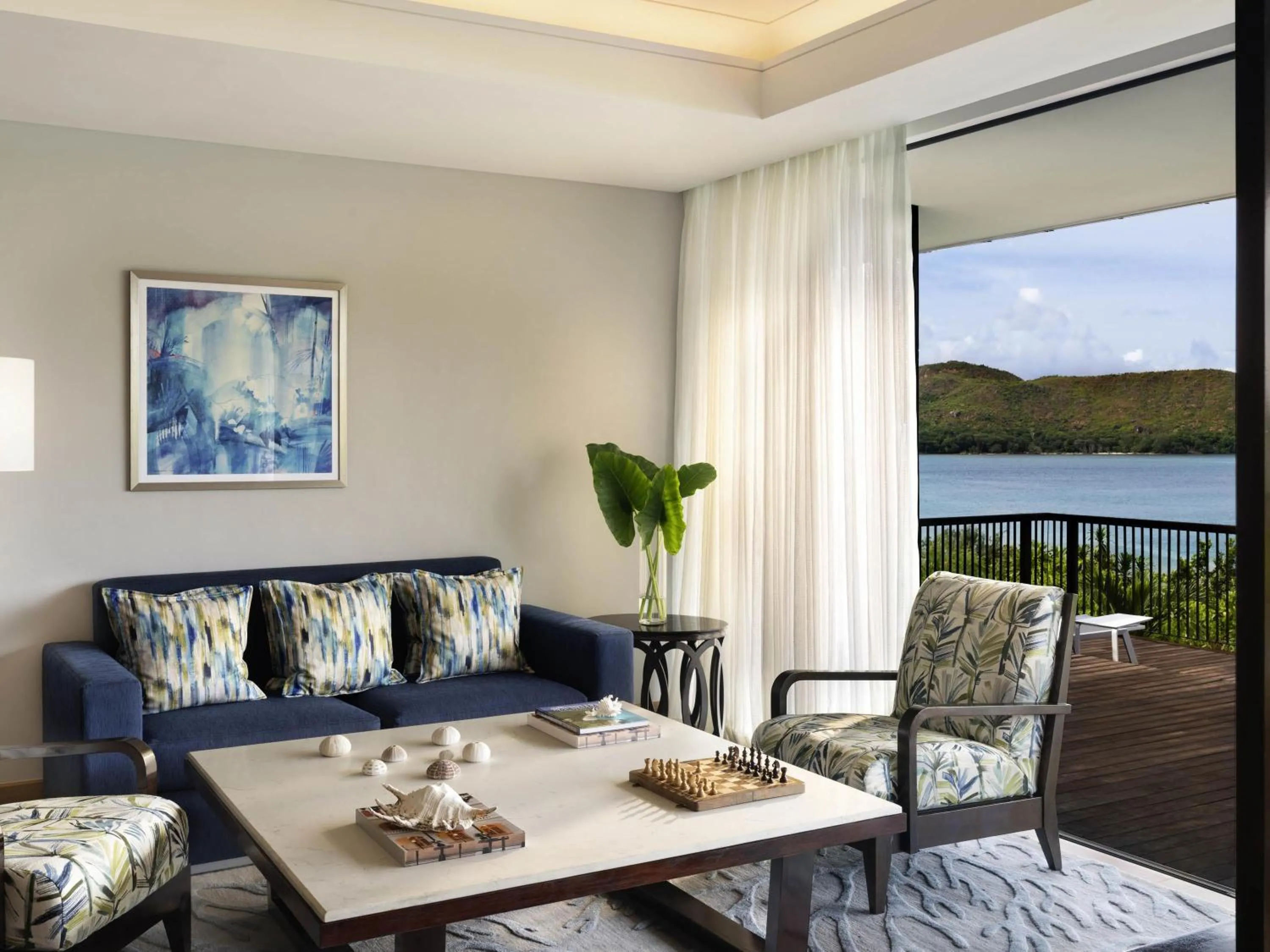 Bedroom in Raffles Seychelles