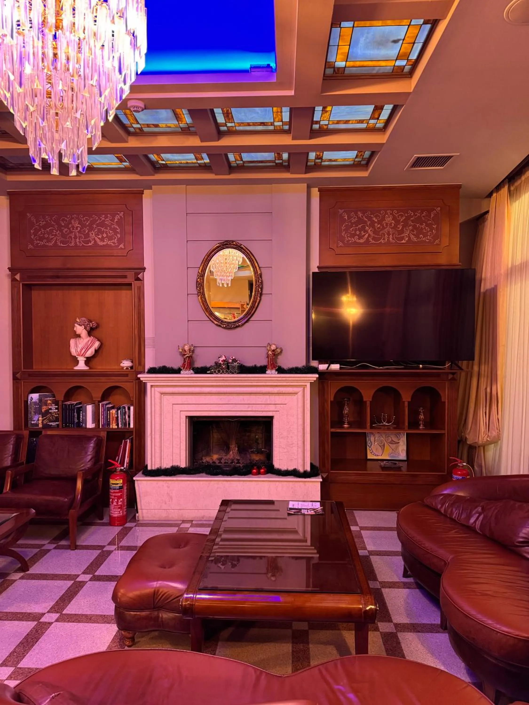 Seating area in Elena Hotel