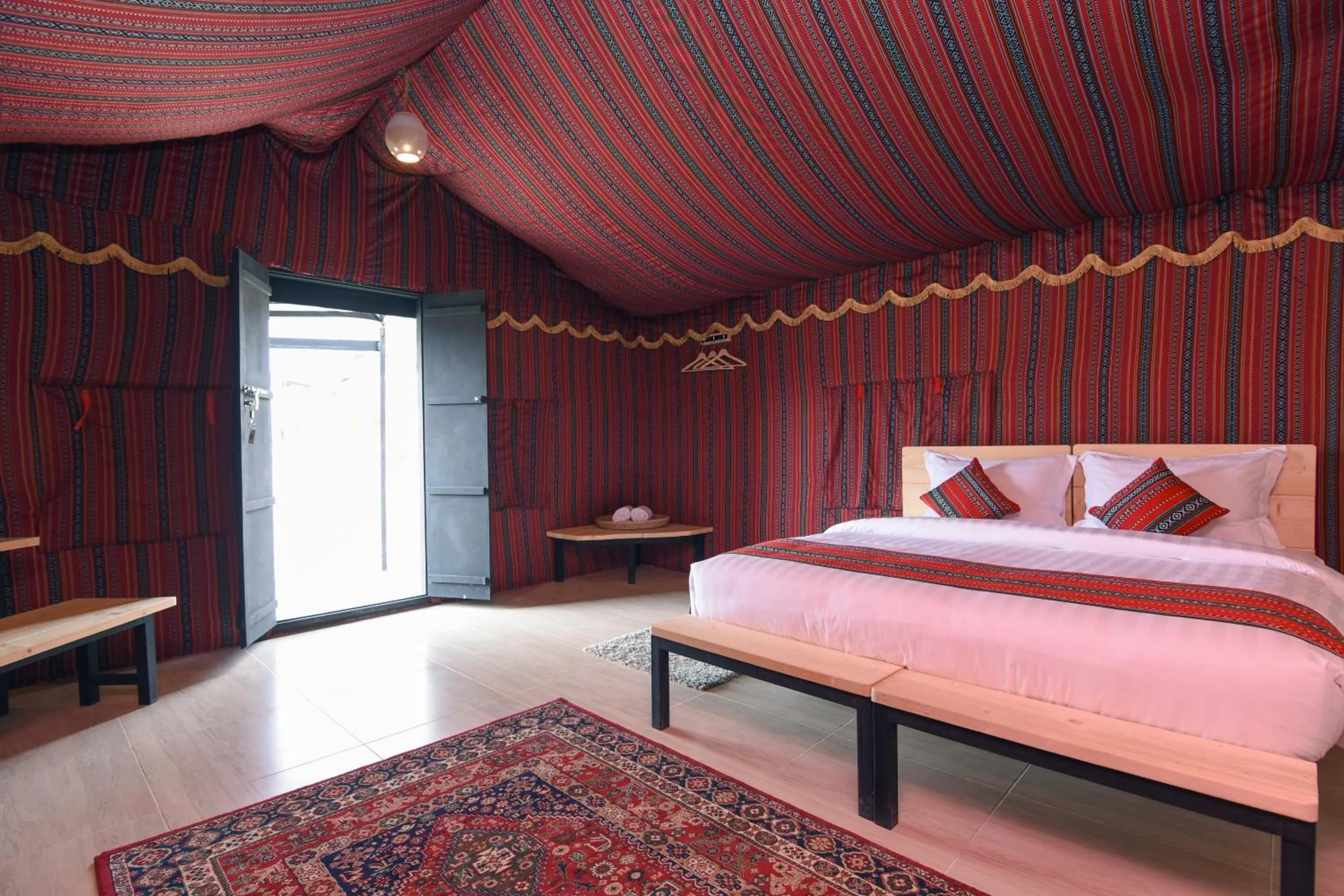 Bedroom, Bed in Sama Heights Resort