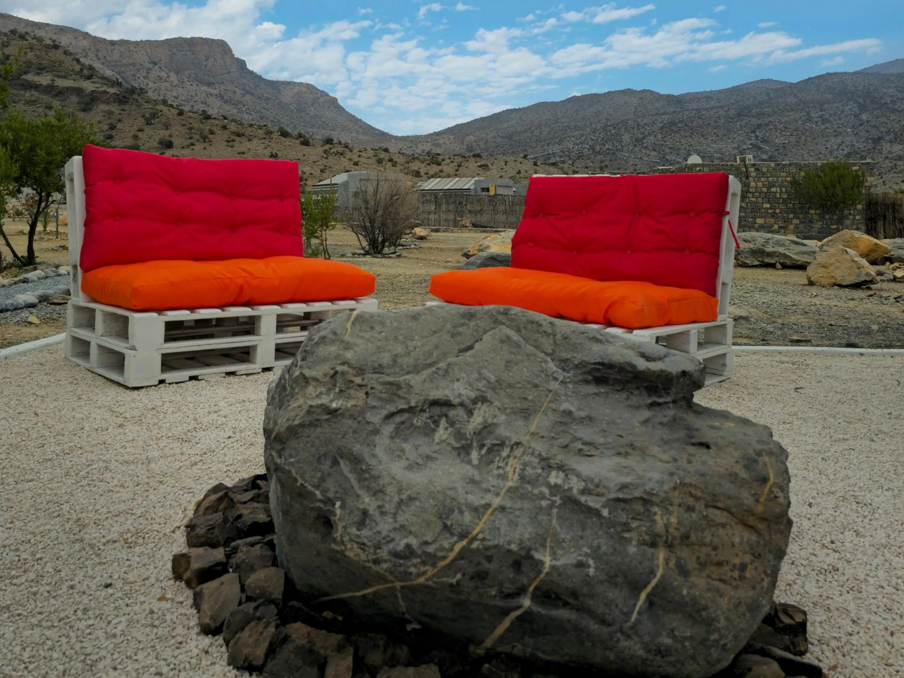 Seating area in Sama Heights Resort