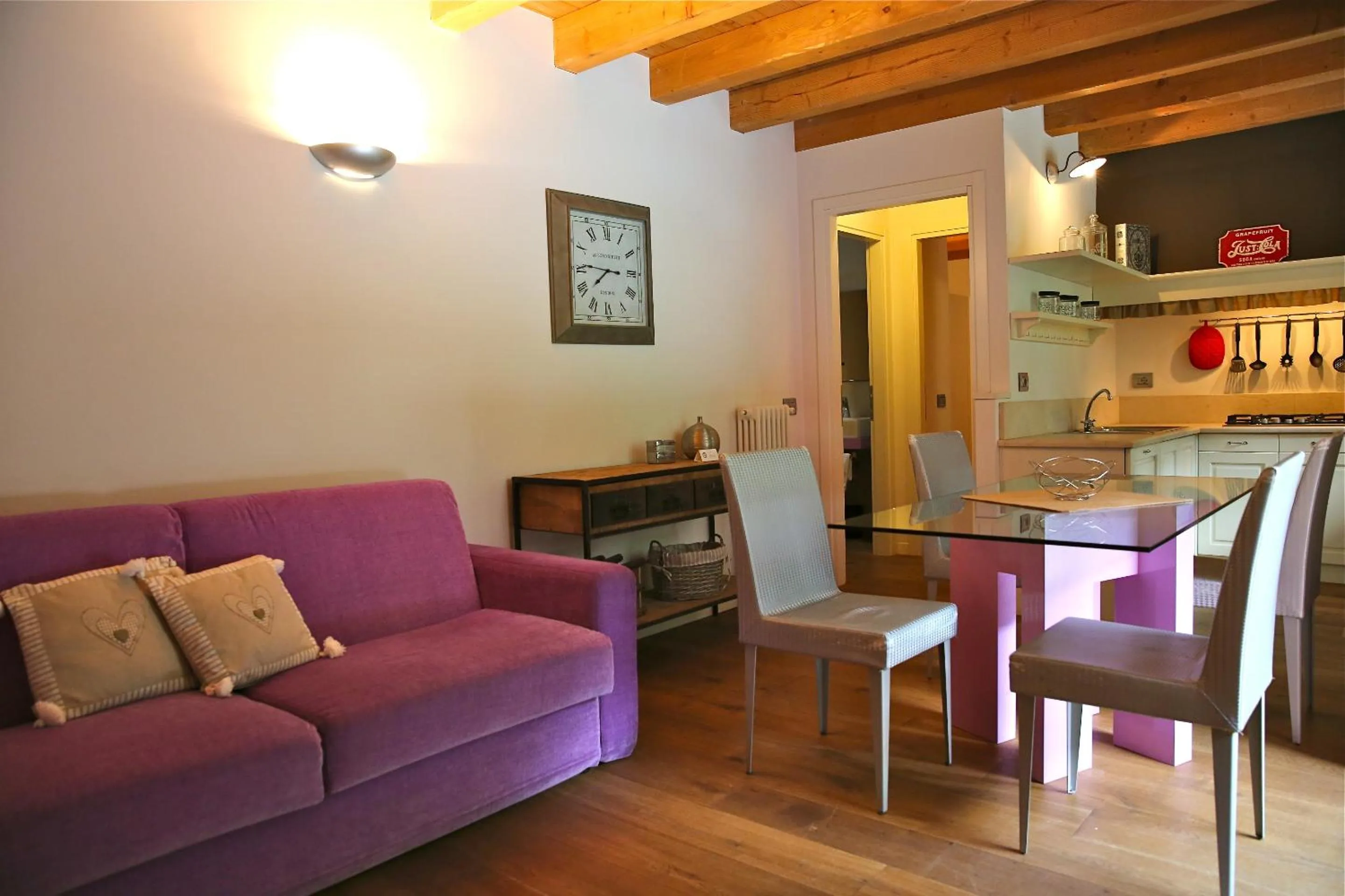 Living room in AR Mountains Lodge Villachiara