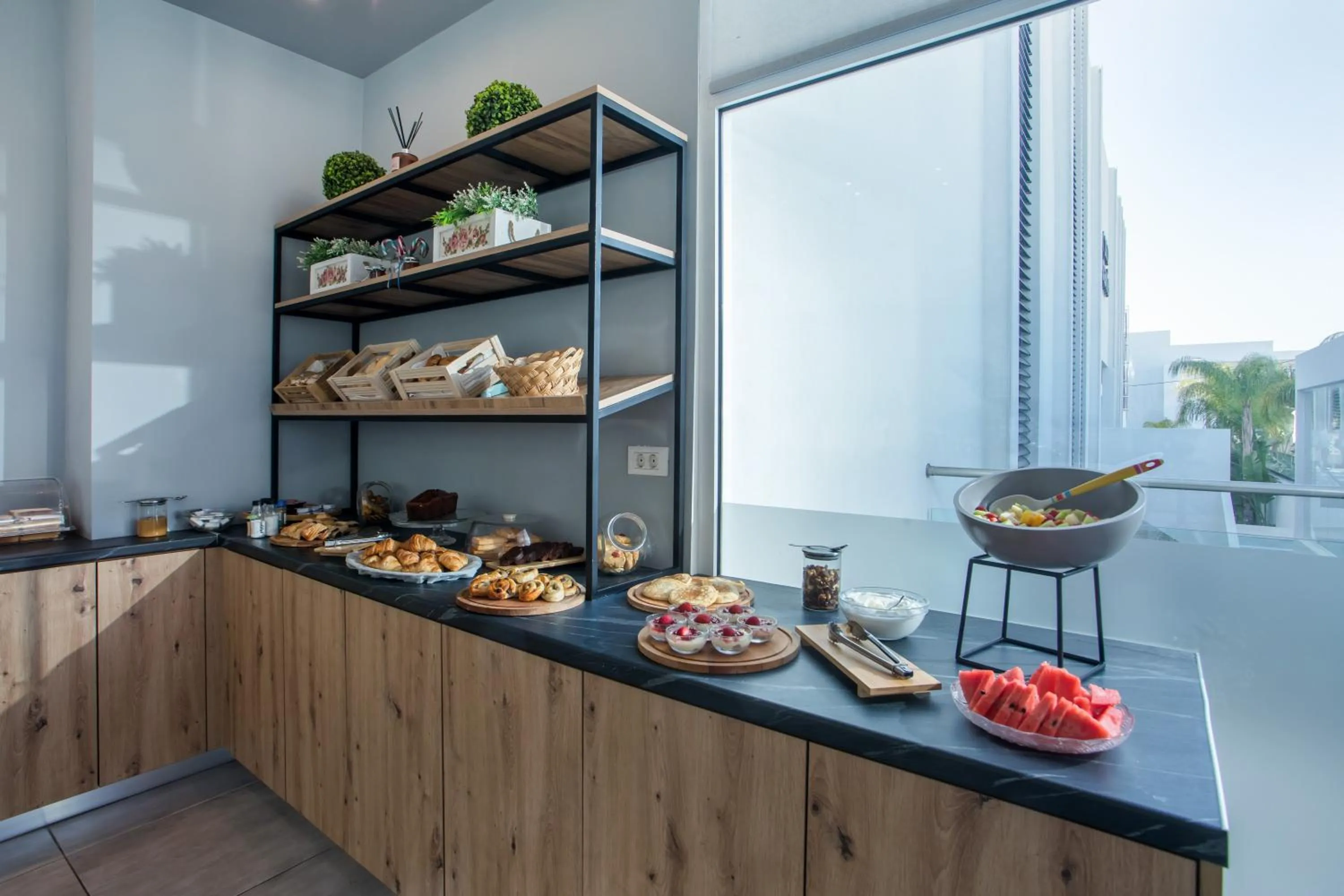 Buffet breakfast in CasaStavris - Aparts & Pool Suites