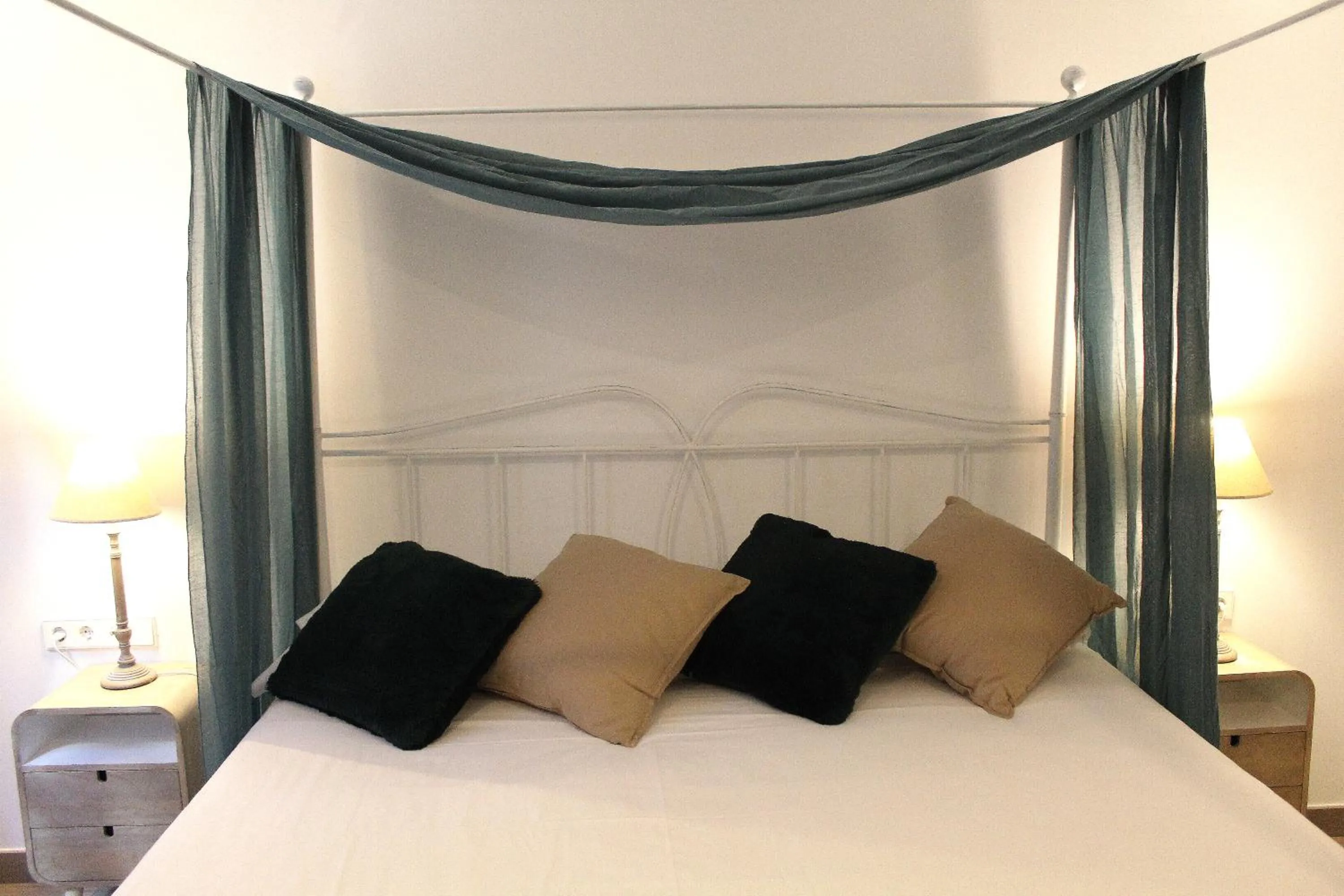 Bed in Pensión Lo Bilbao