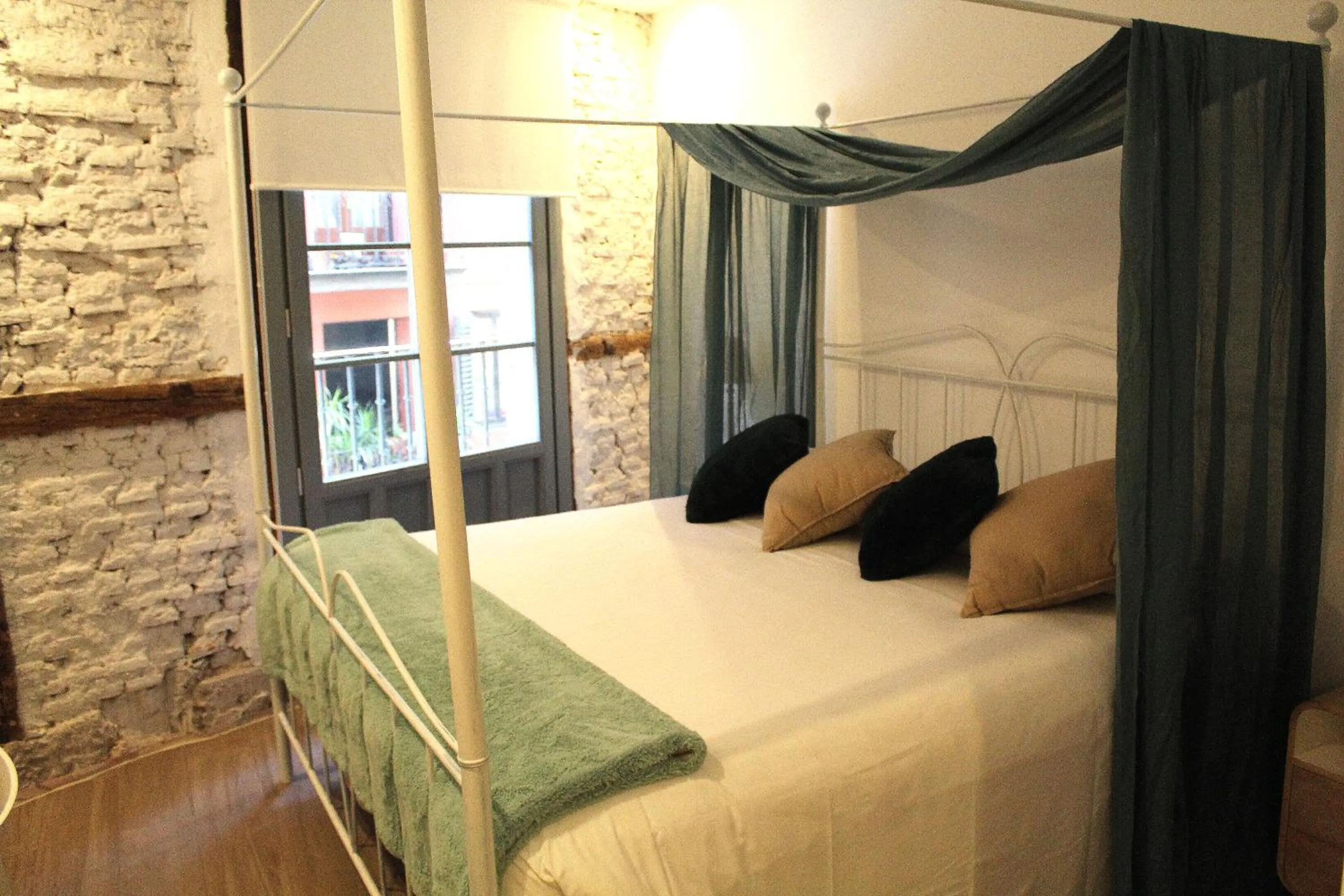 Bed in Pensión Lo Bilbao