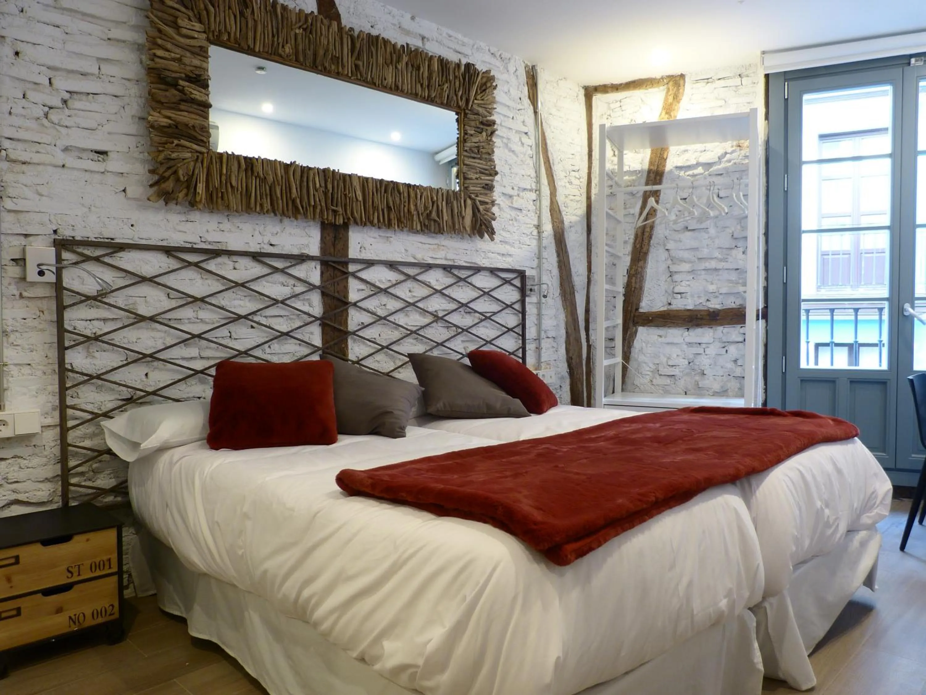 Bedroom, Bed in Pensión Lo Bilbao