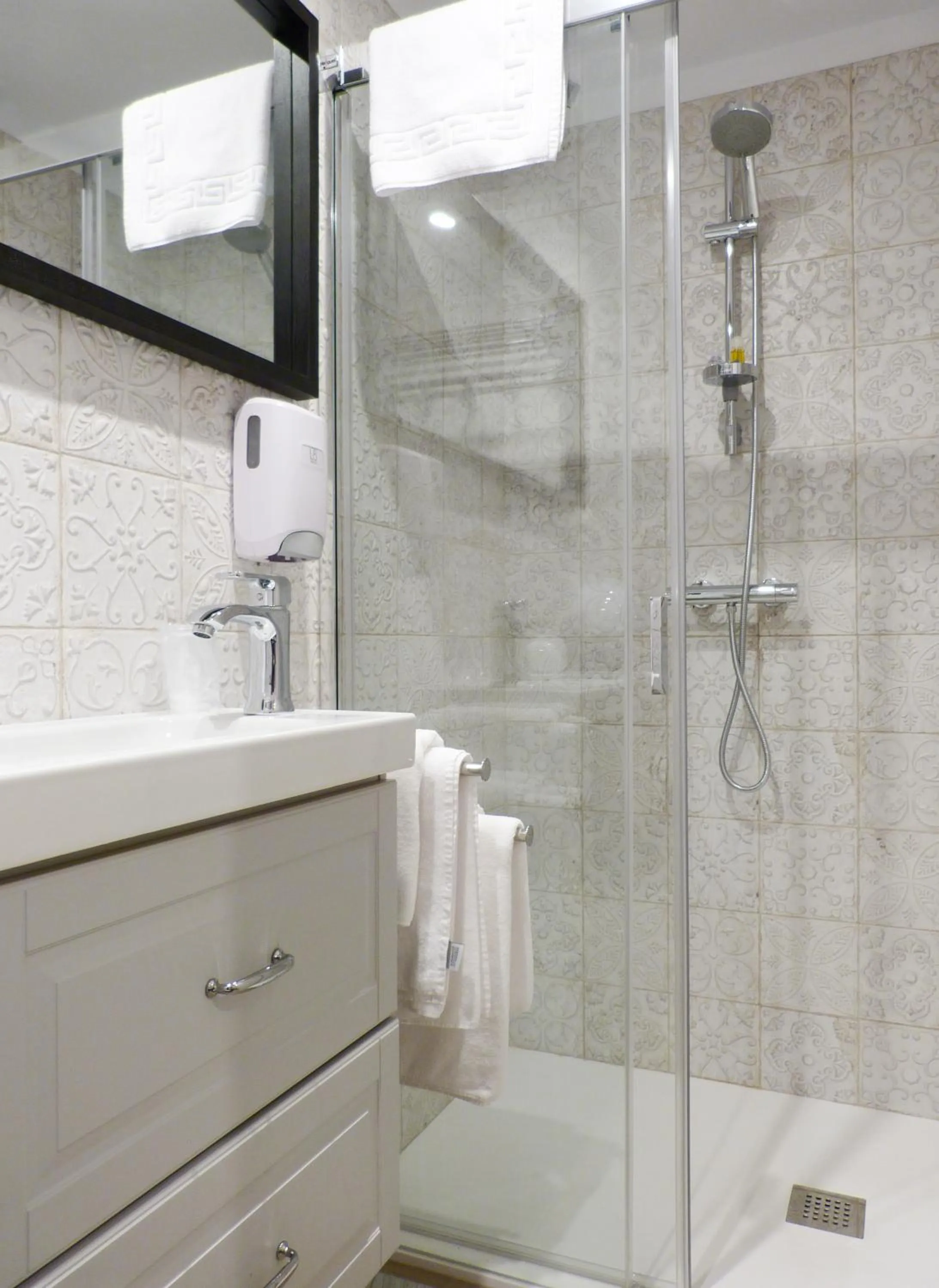 Shower in Pensión Lo Bilbao