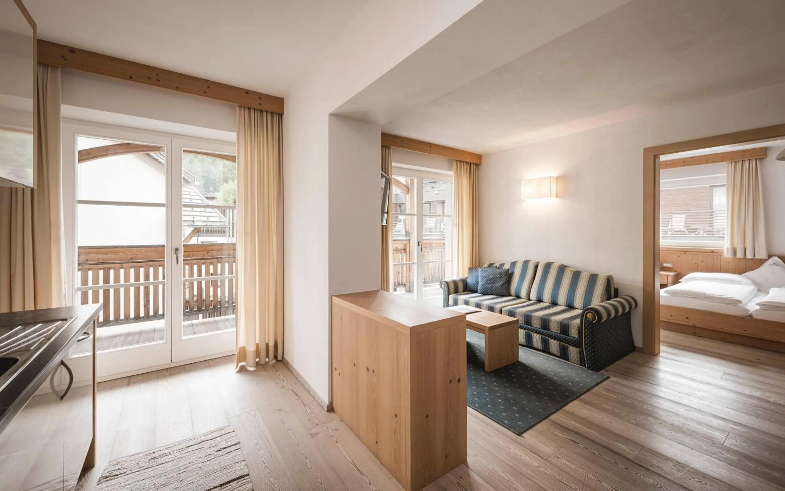 Living room, Bed in Christophorus Mountain Residence