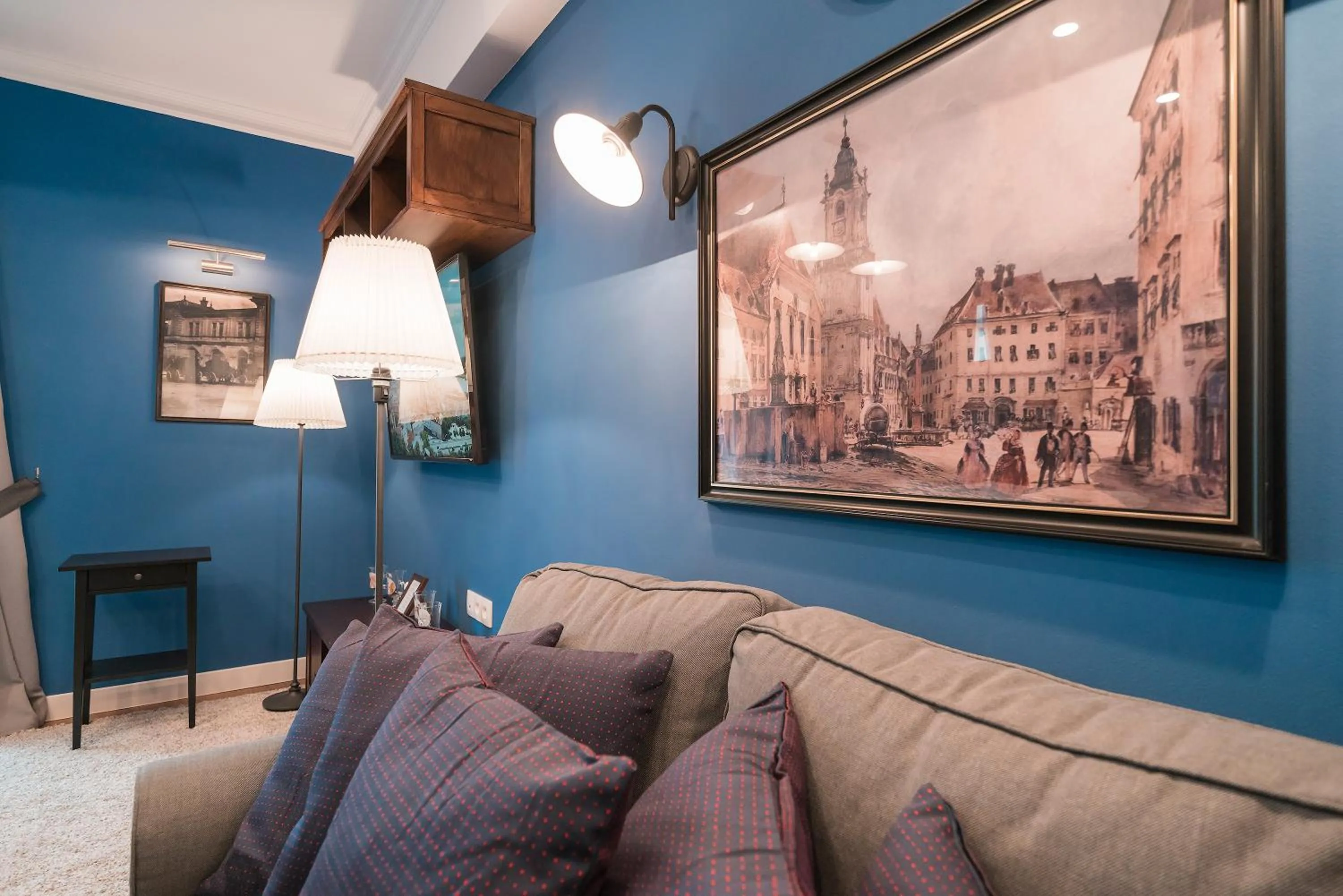 Seating area in Revelton Studios Františkovy Lázně