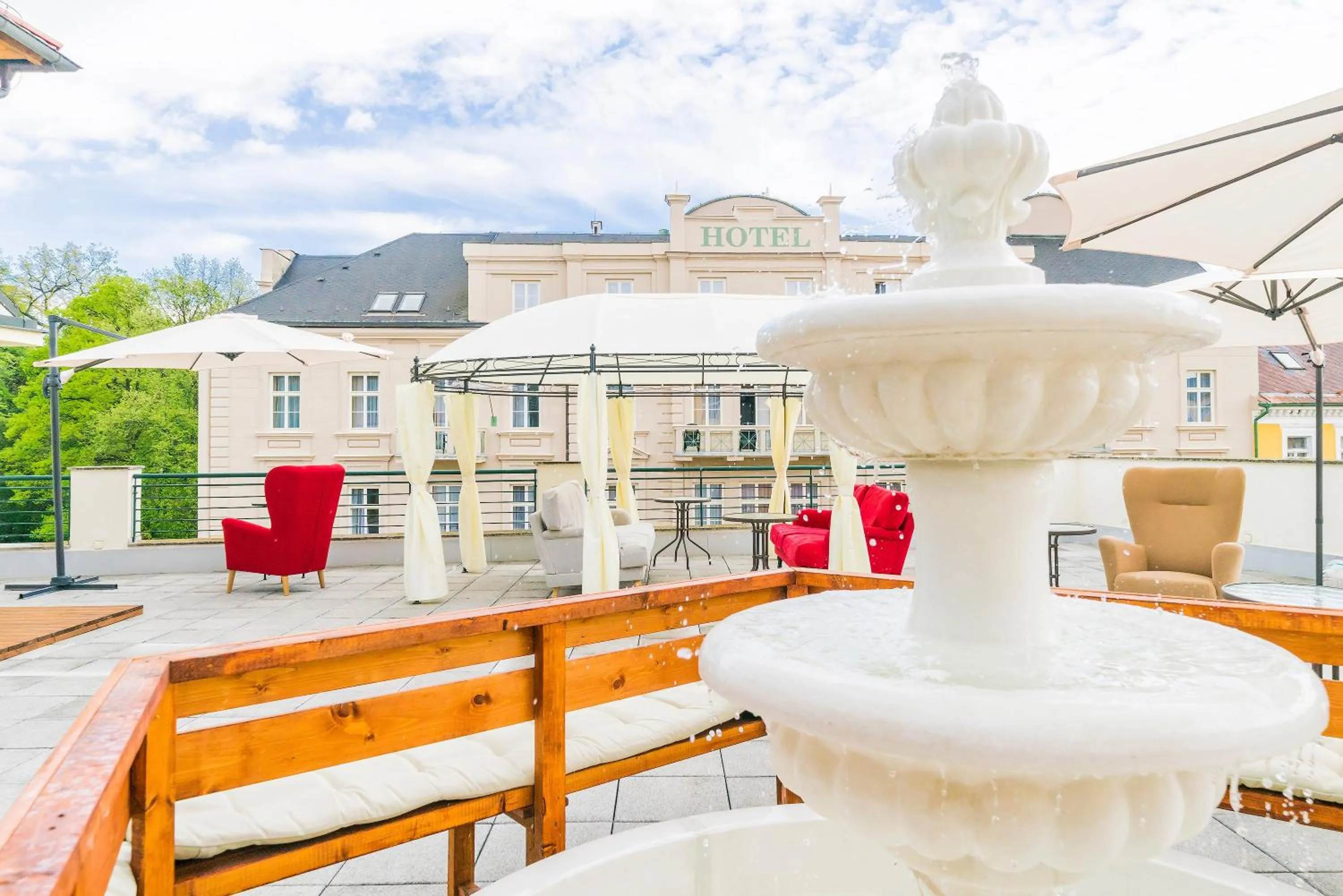 Balcony/Terrace in Revelton Studios Františkovy Lázně