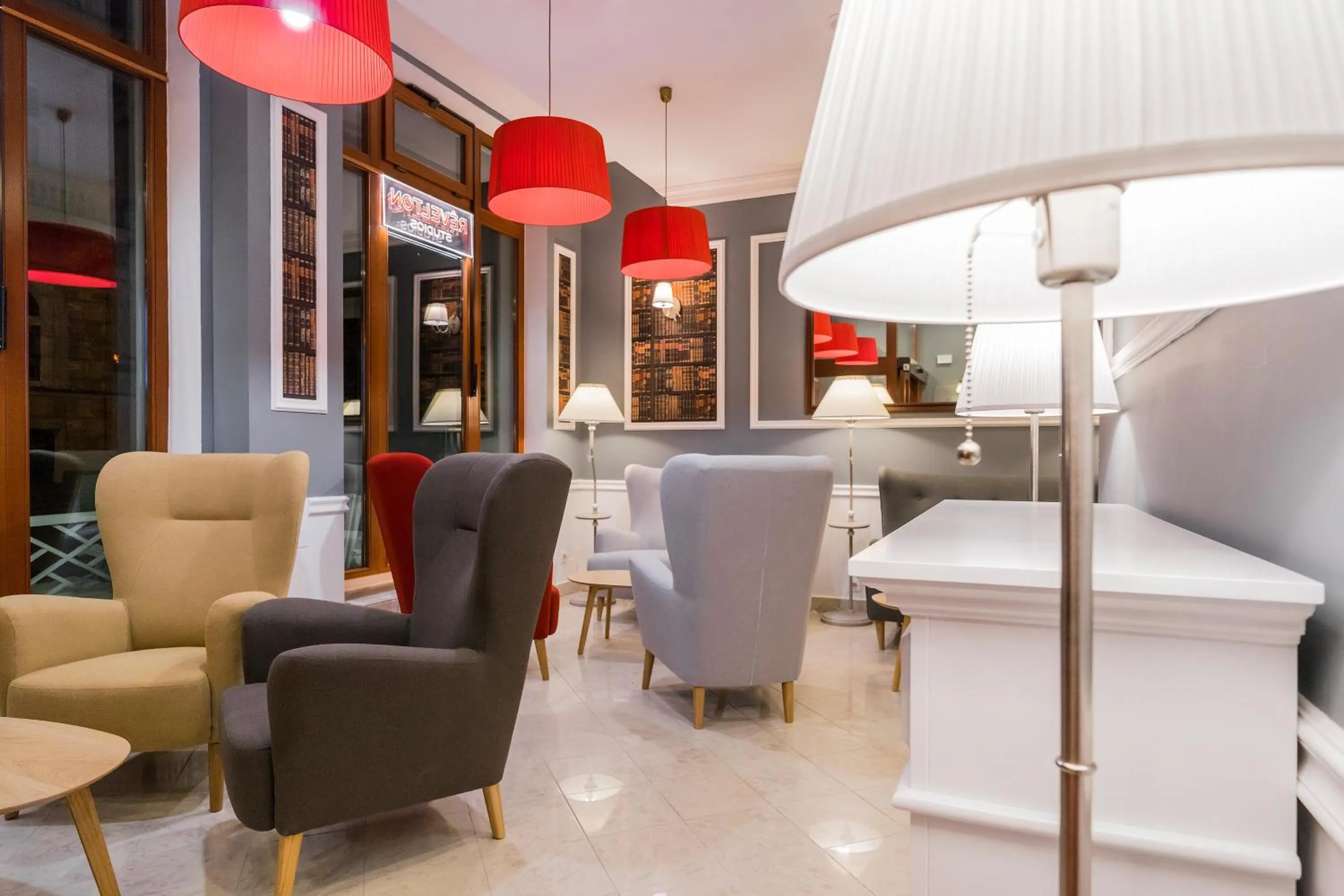 Lobby or reception in Revelton Studios Františkovy Lázně