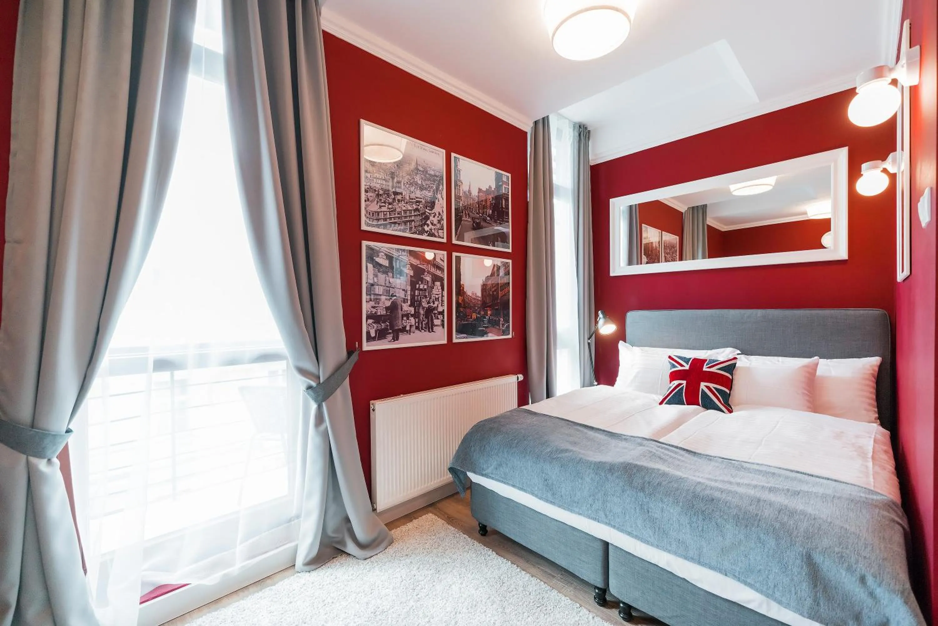 Living room, Bed in Revelton Studios Františkovy Lázně