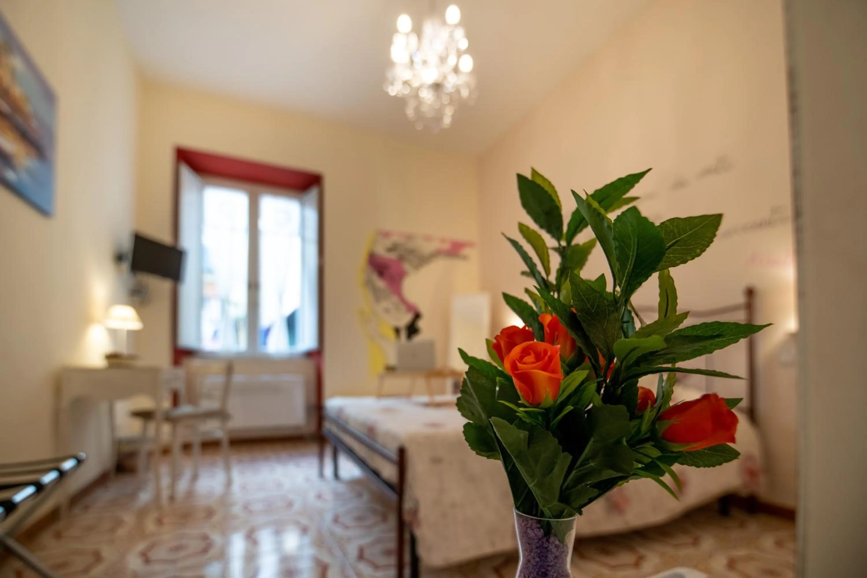 Decorative detail, Bed in Terre Dipinte