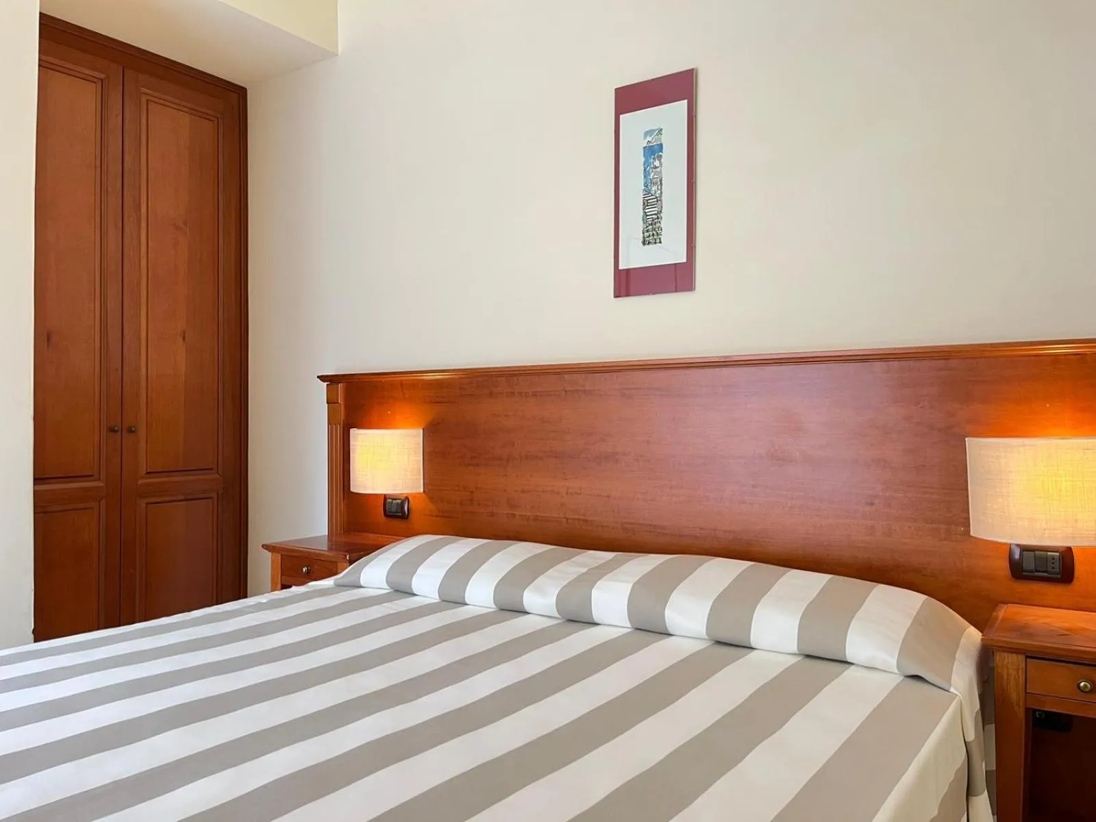 Bed in Albergo Degli Amici