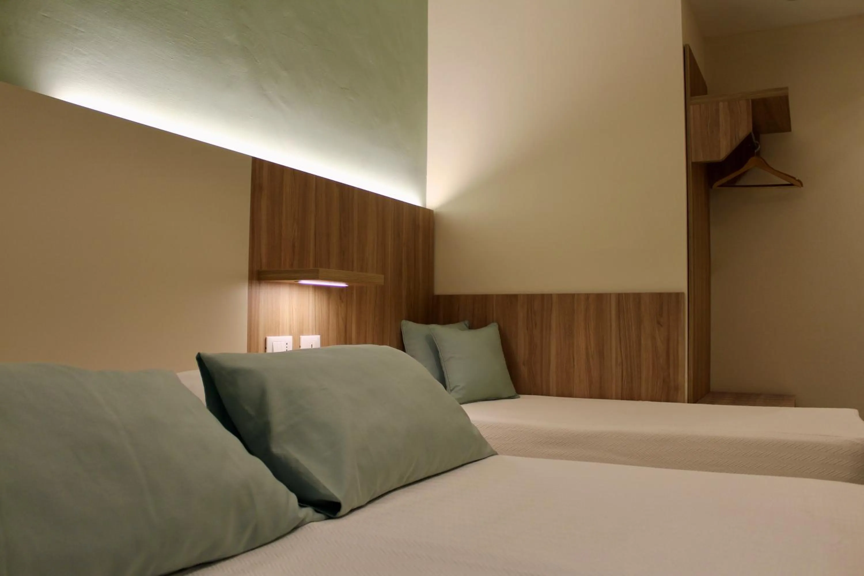 Bed in Albergo Degli Amici