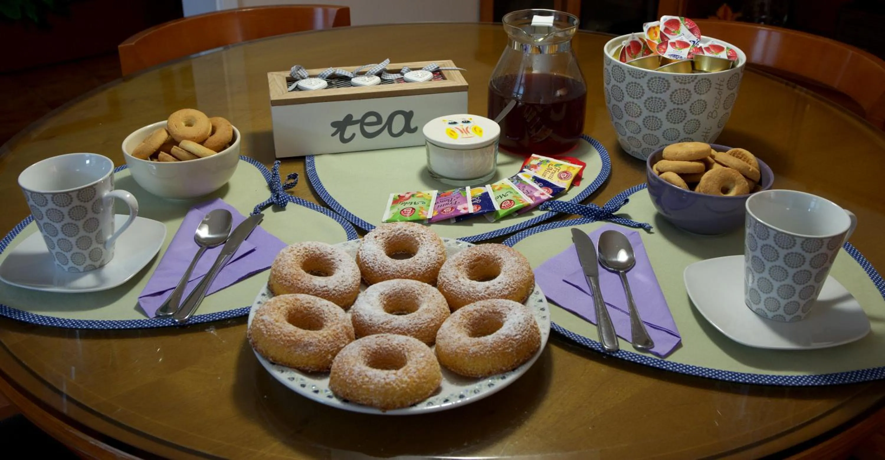 Food and drinks in B&B Ca di me