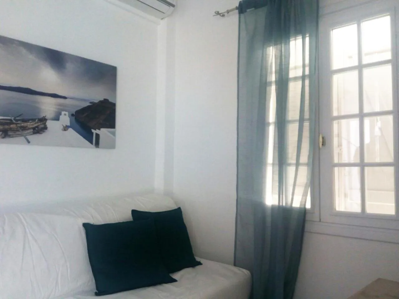 Seating area in LavaRock Santorini