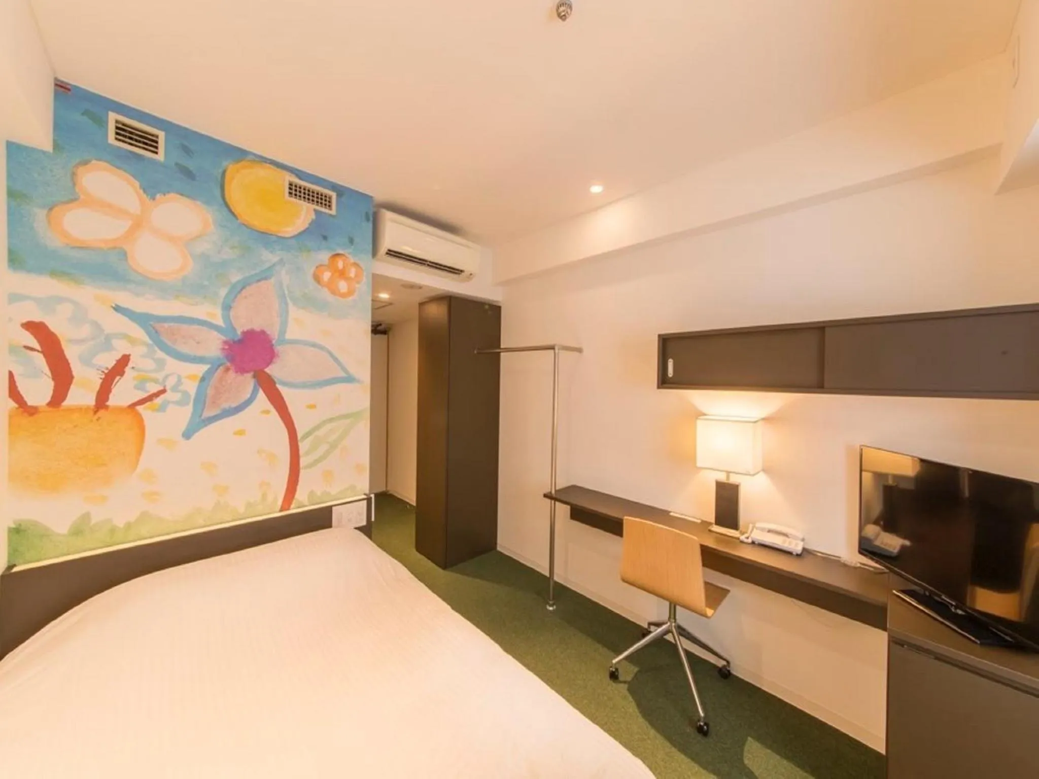 Photo of the whole room, Bed in Hotel Art Stay Naha Kokusai-Dori