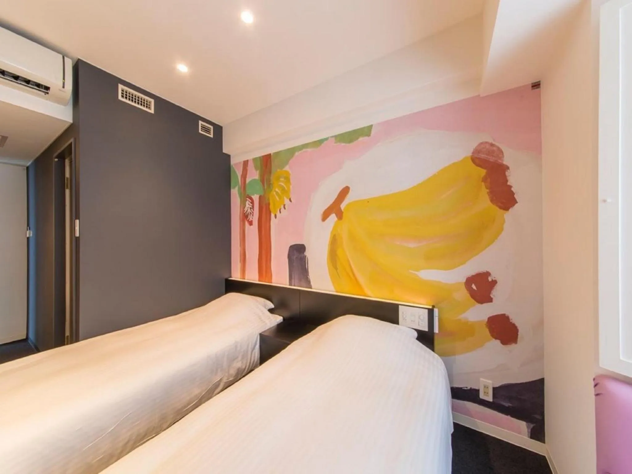 Photo of the whole room, Bed in Hotel Art Stay Naha Kokusai-Dori