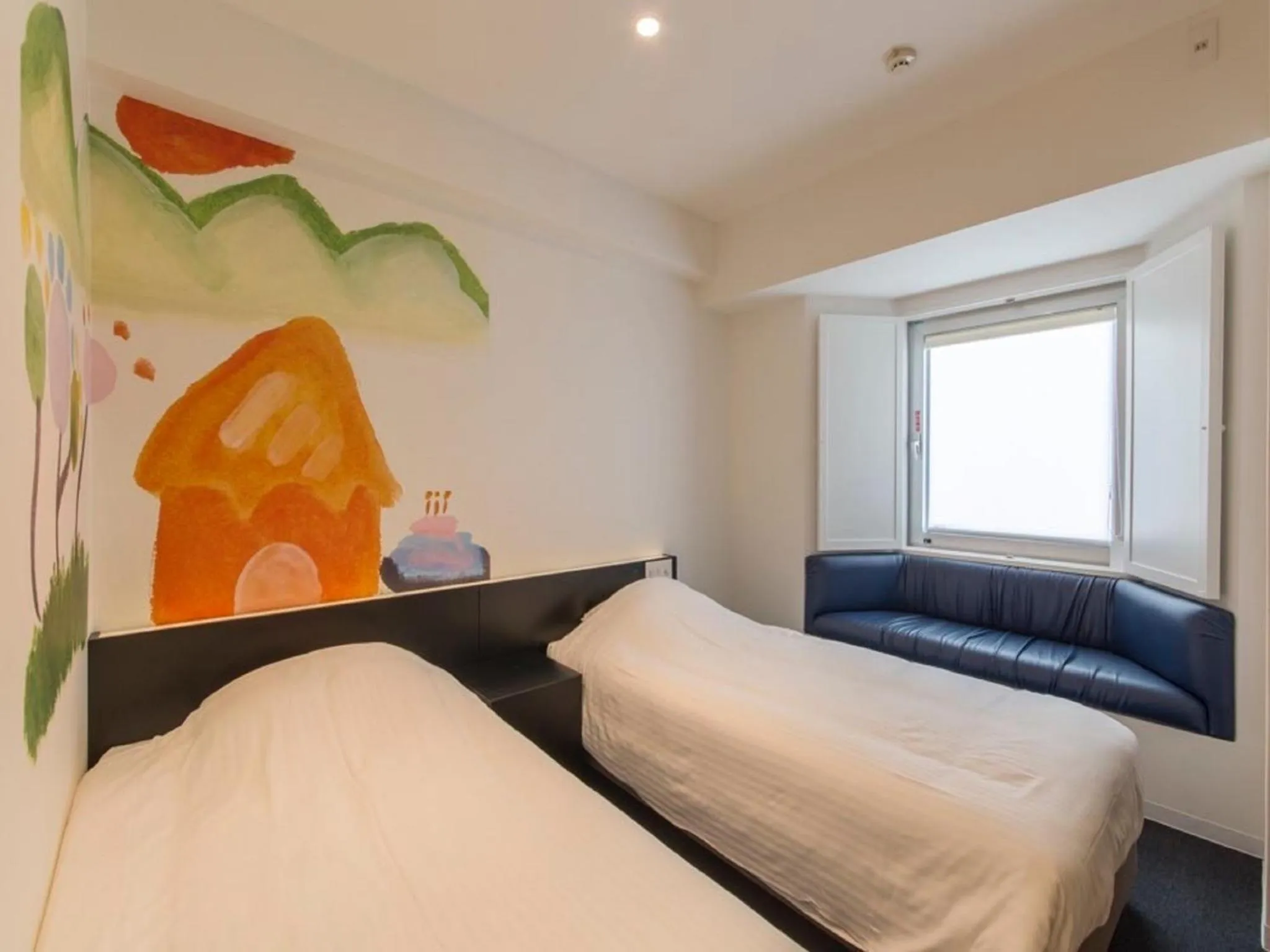 Photo of the whole room, Bed in Hotel Art Stay Naha Kokusai-Dori
