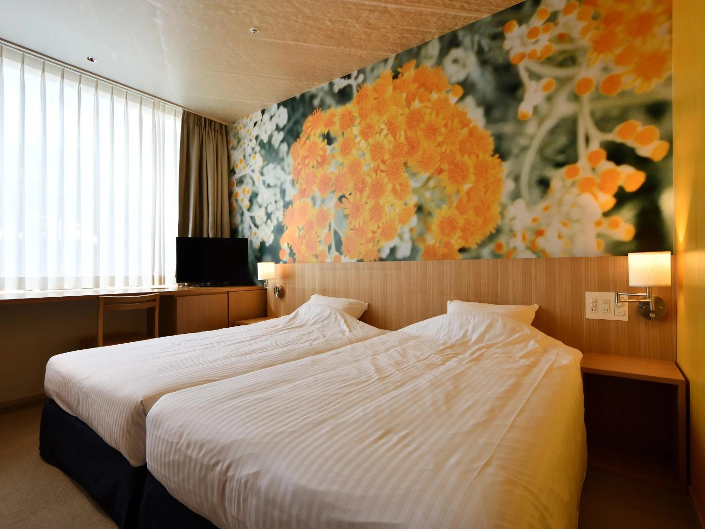Photo of the whole room, Bed in Hotel Art Stay Naha Kokusai-Dori