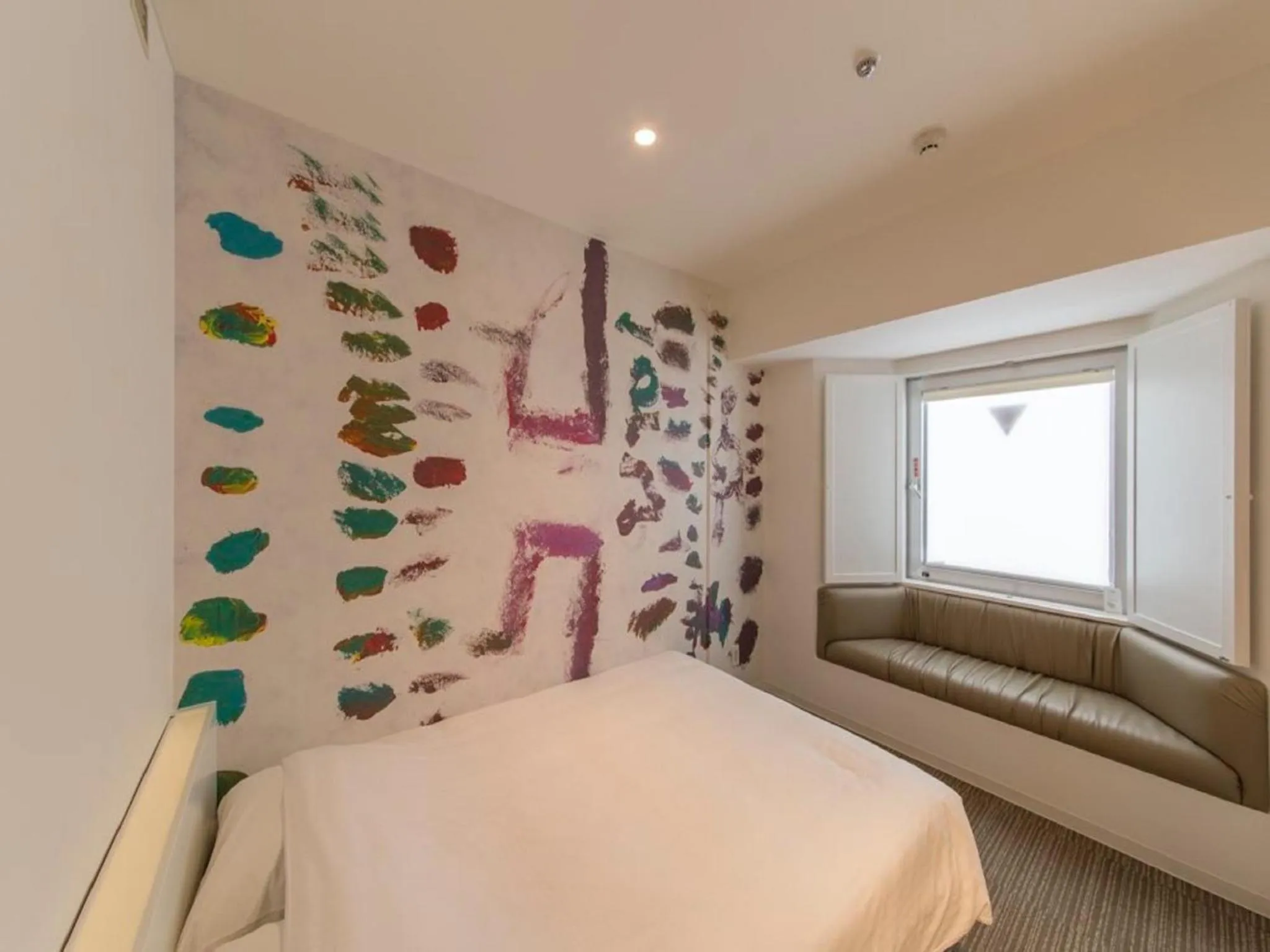 Photo of the whole room, Bed in Hotel Art Stay Naha Kokusai-Dori