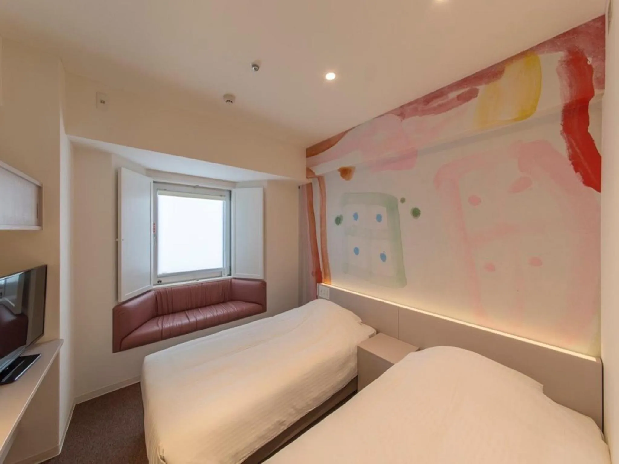 Photo of the whole room, Bed in Hotel Art Stay Naha Kokusai-Dori