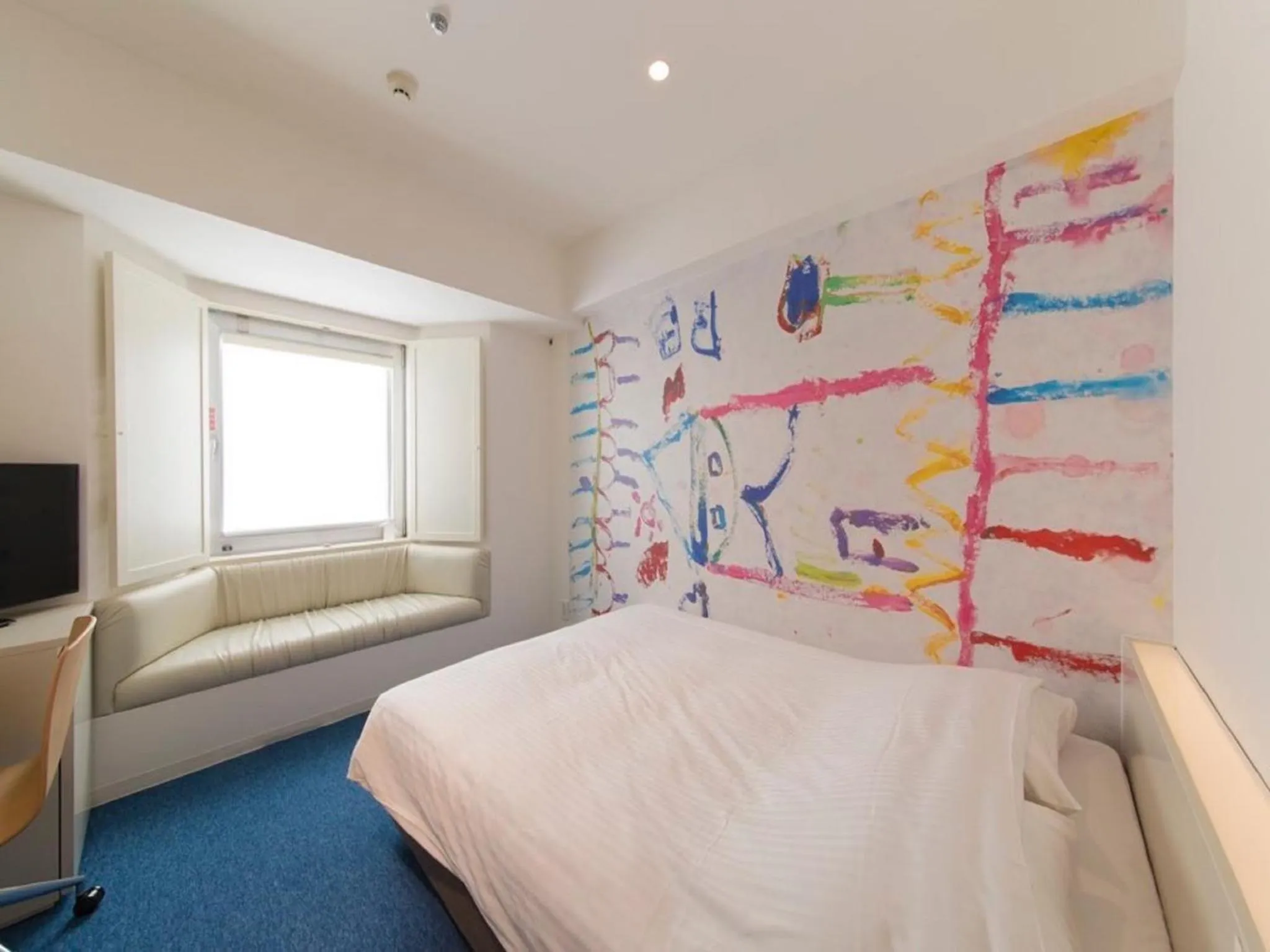 Photo of the whole room, Bed in Hotel Art Stay Naha Kokusai-Dori