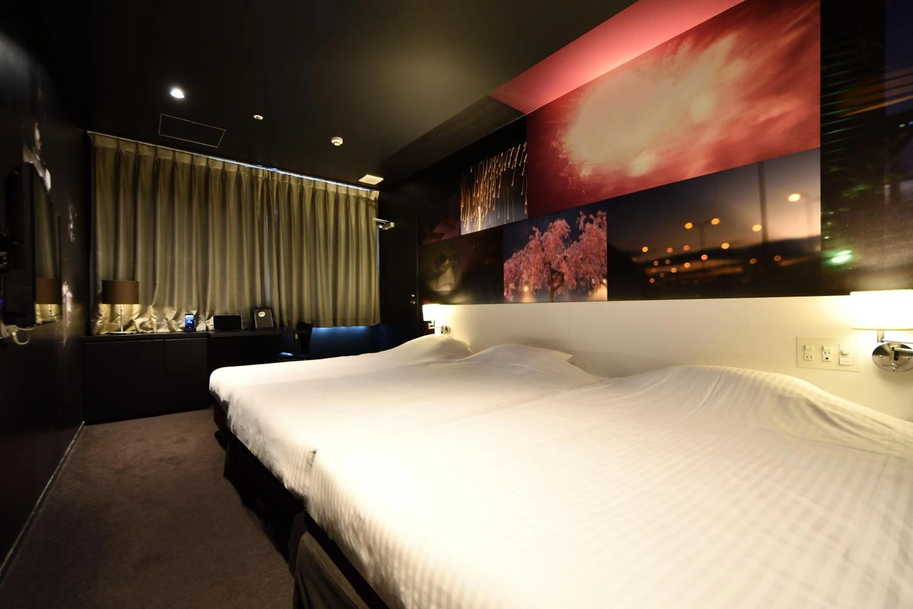 Photo of the whole room, Bed in Hotel Art Stay Naha Kokusai-Dori