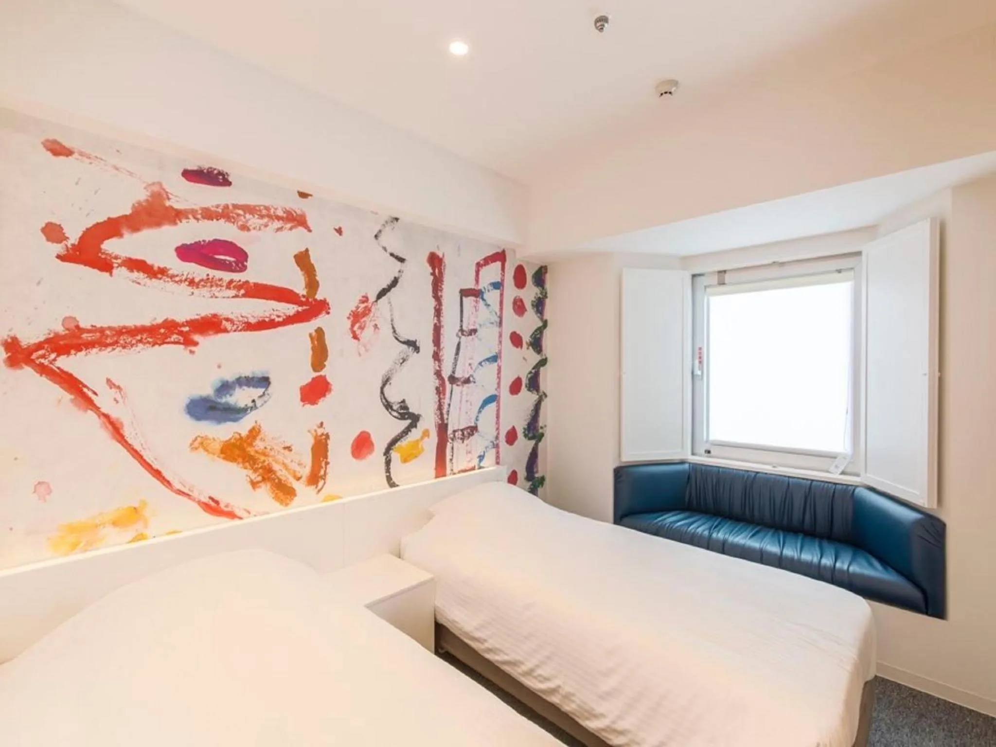 Photo of the whole room, Bed in Hotel Art Stay Naha Kokusai-Dori