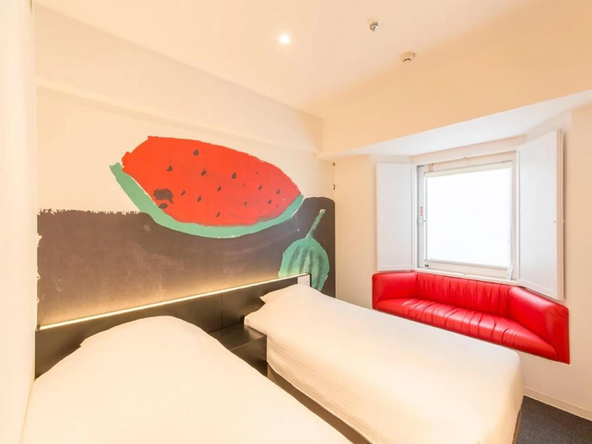 Photo of the whole room, Bed in Hotel Art Stay Naha Kokusai-Dori