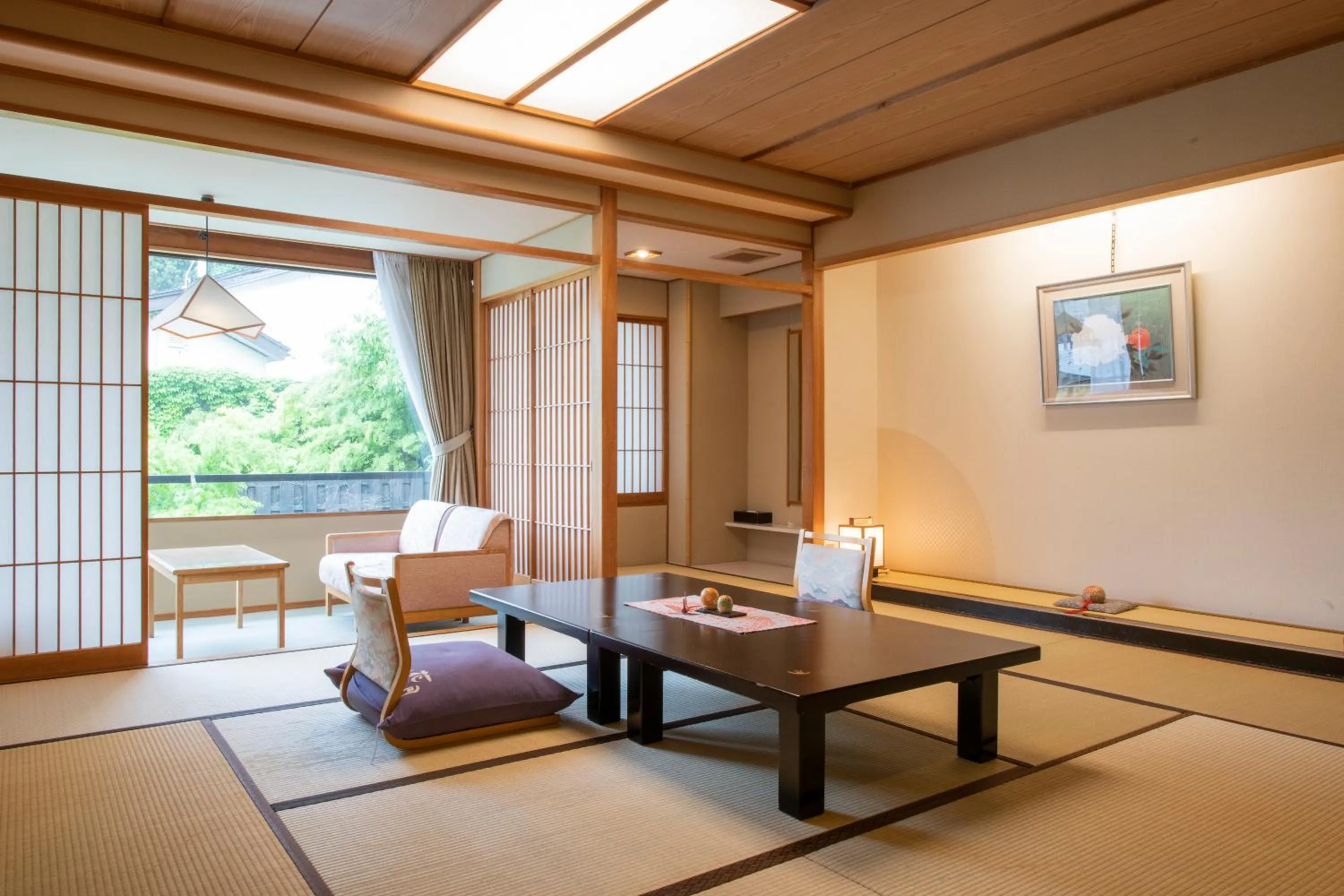 Living room in Shosenkaku Kagetsu