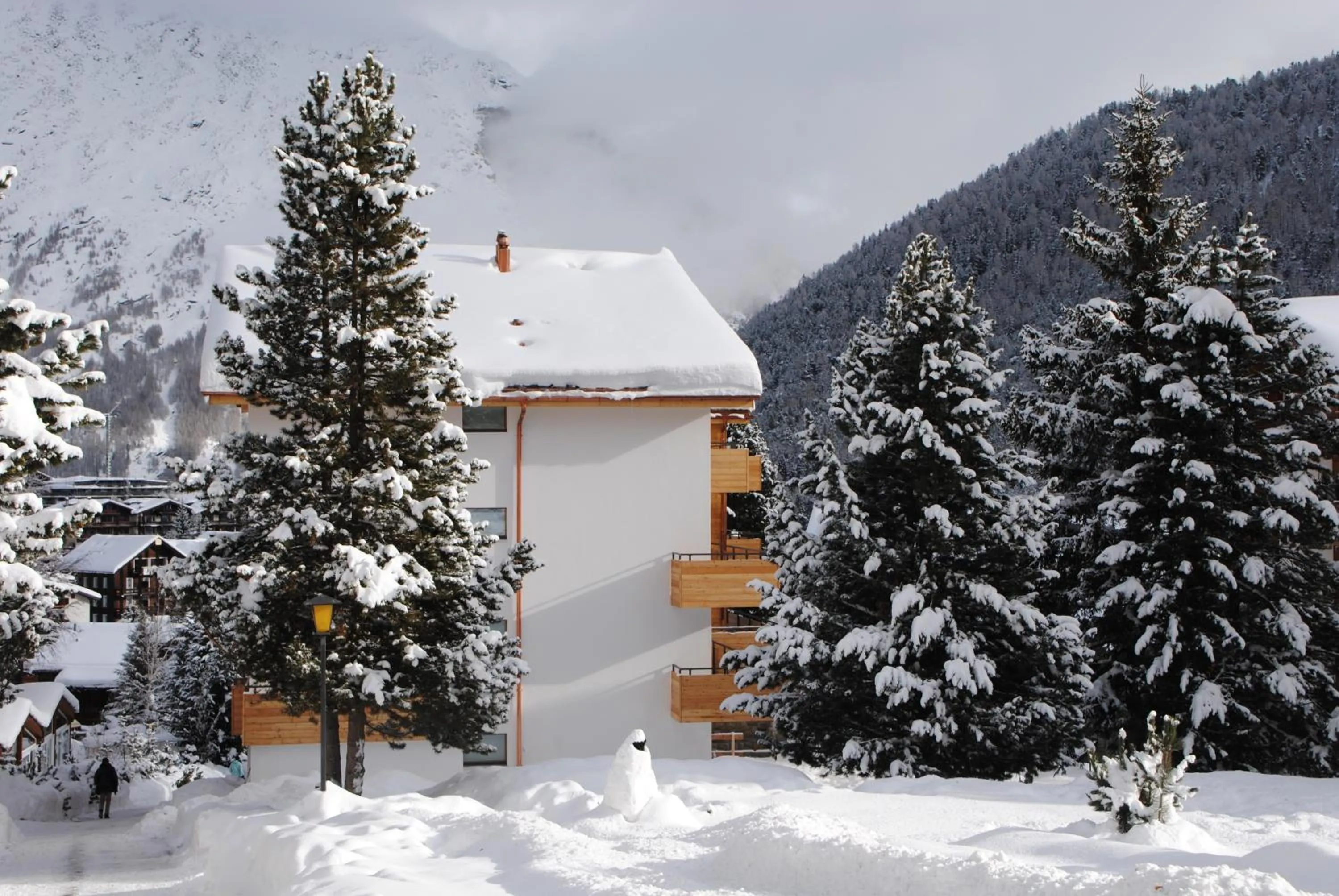 Facade/entrance in Elite Alpine Lodge - Apart & Breakfast