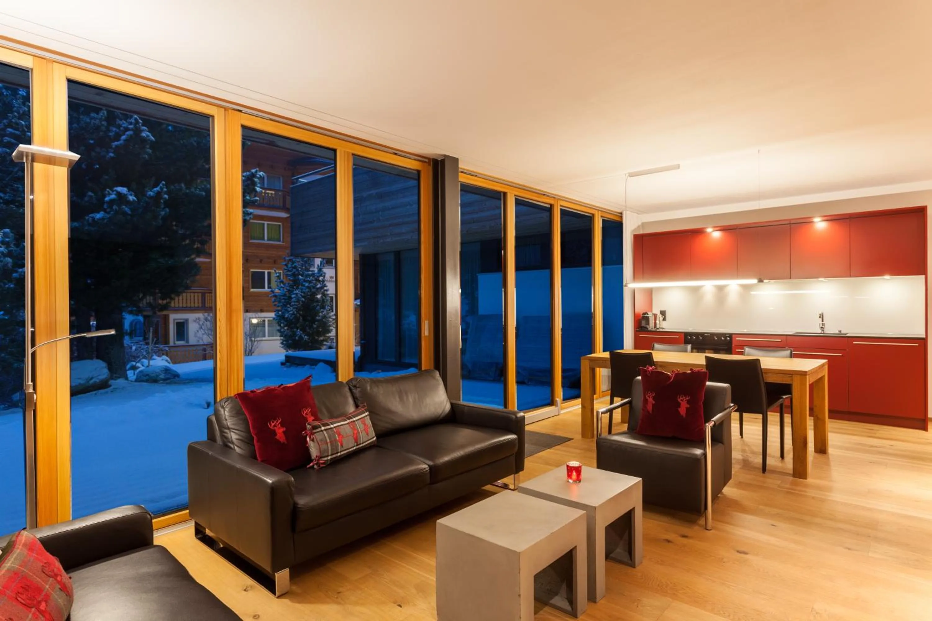 Living room in Elite Alpine Lodge - Apart & Breakfast