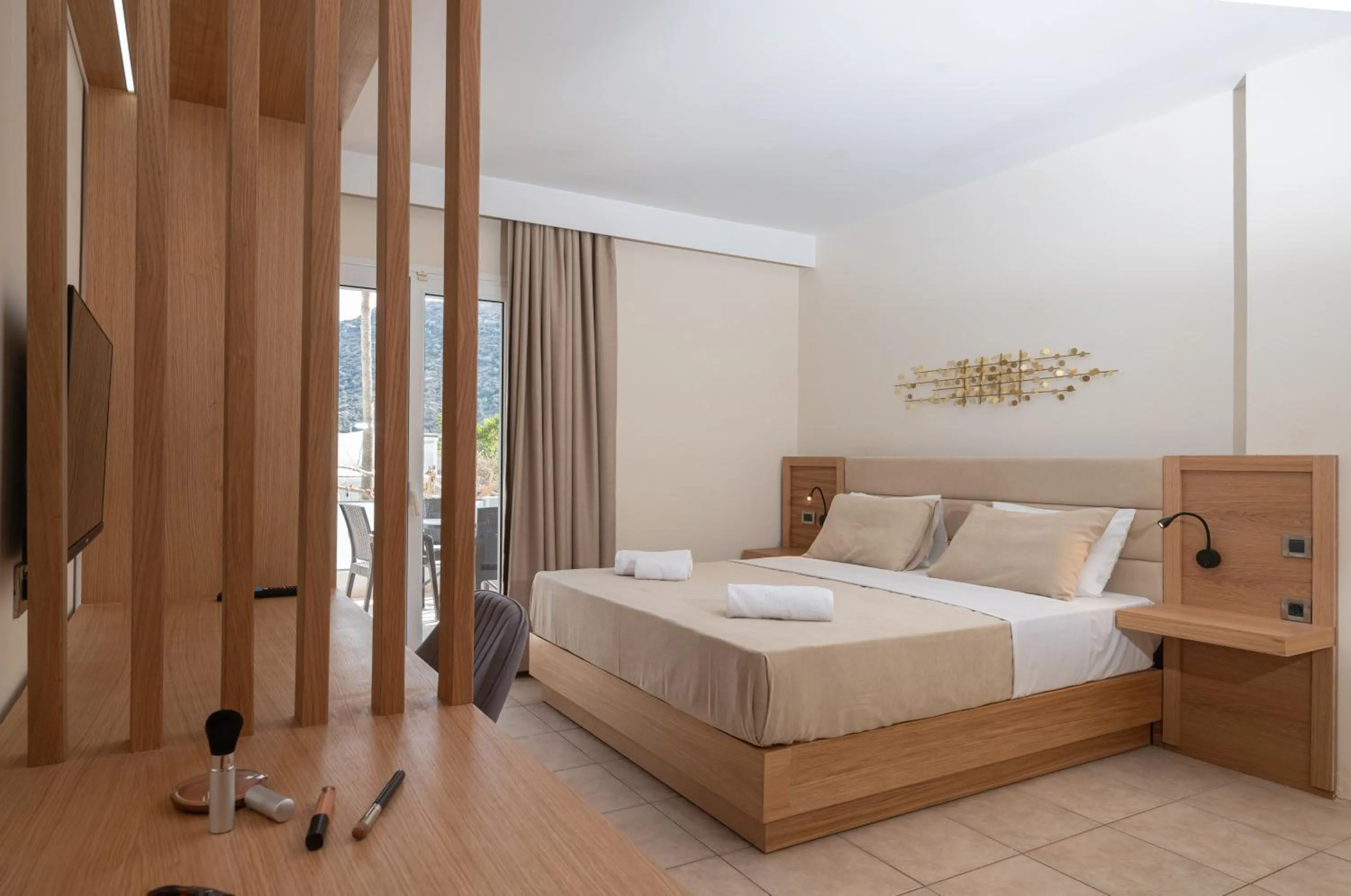 Bed in Calypso Hotel