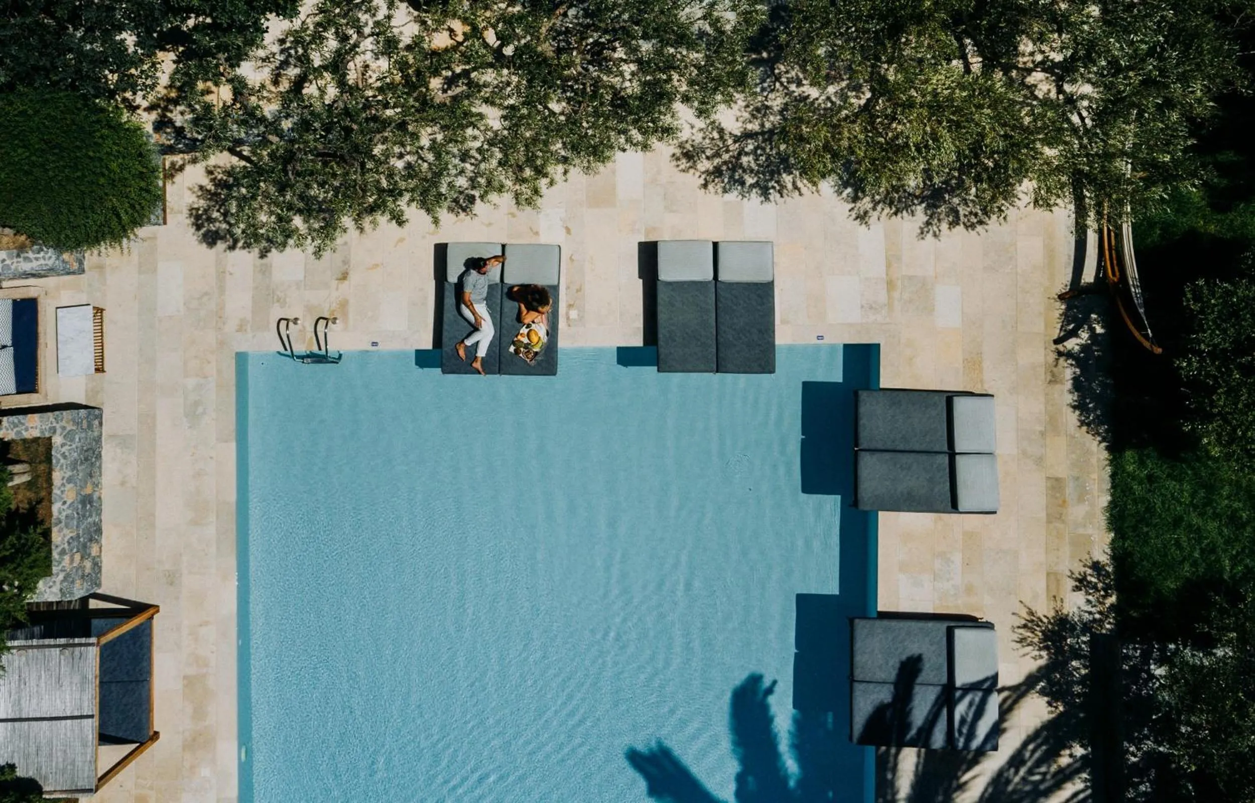 Swimming pool in Paralos Irini Mare