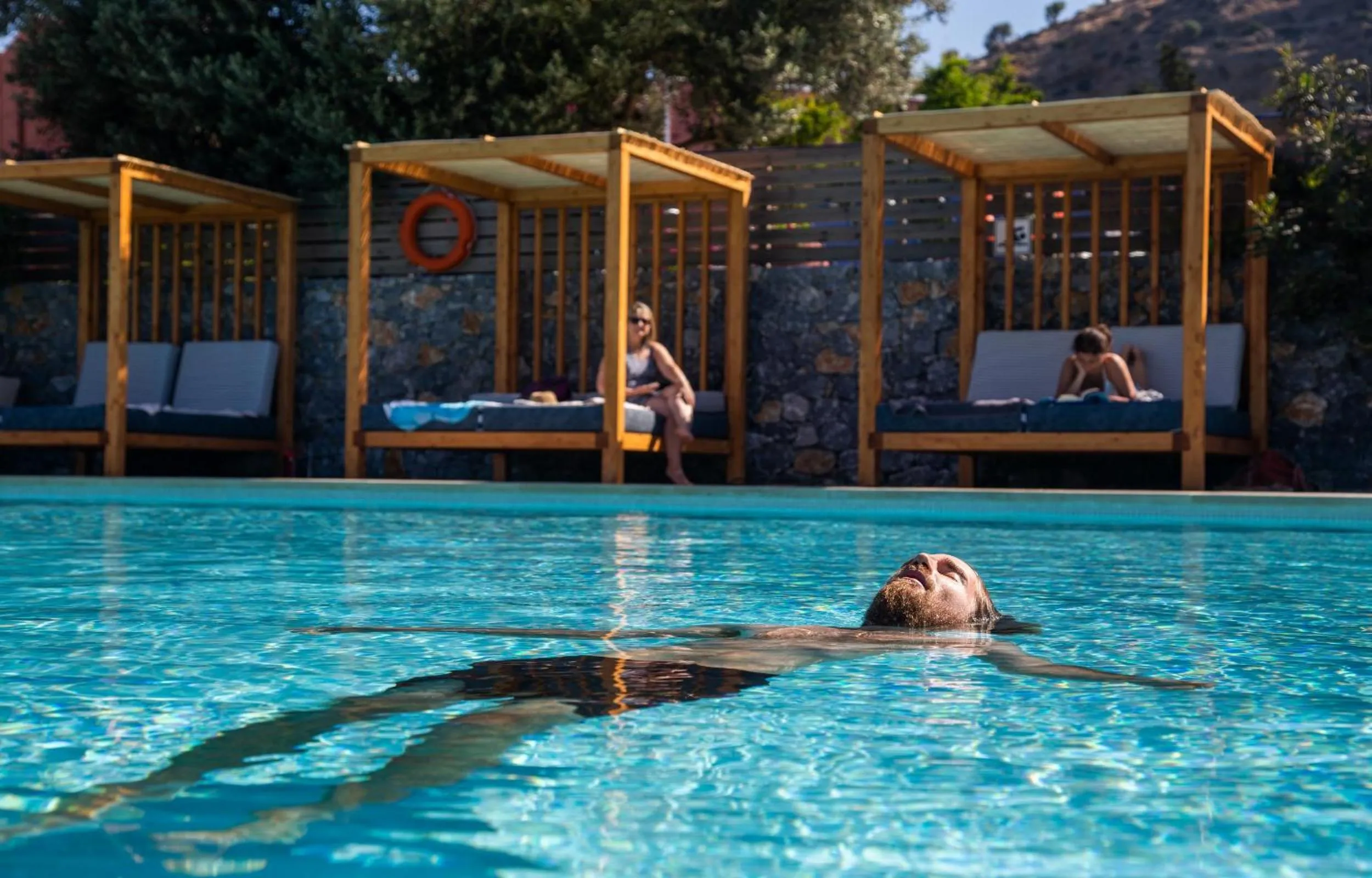 People in Paralos Irini Mare