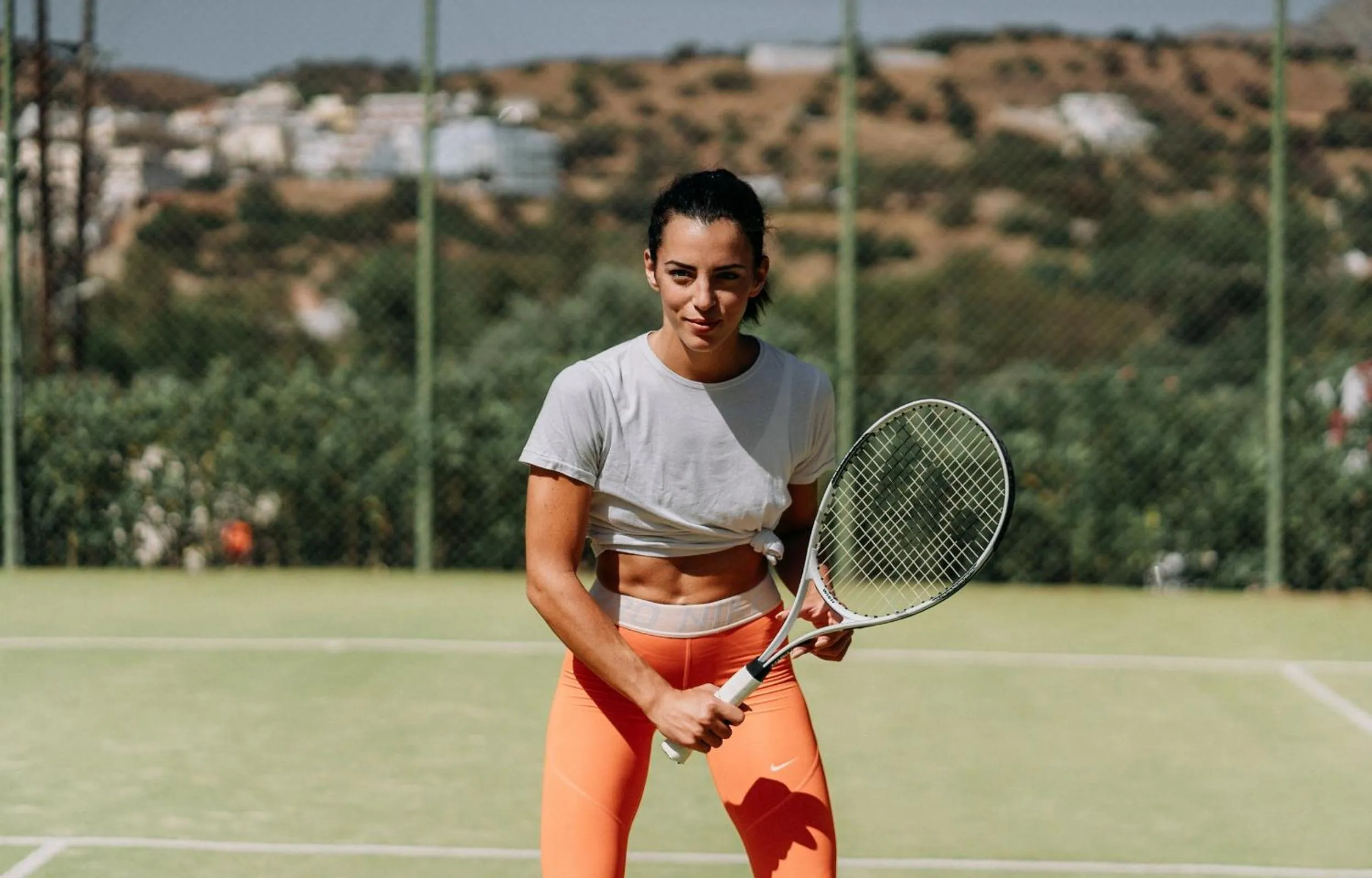 Tennis court in Paralos Irini Mare