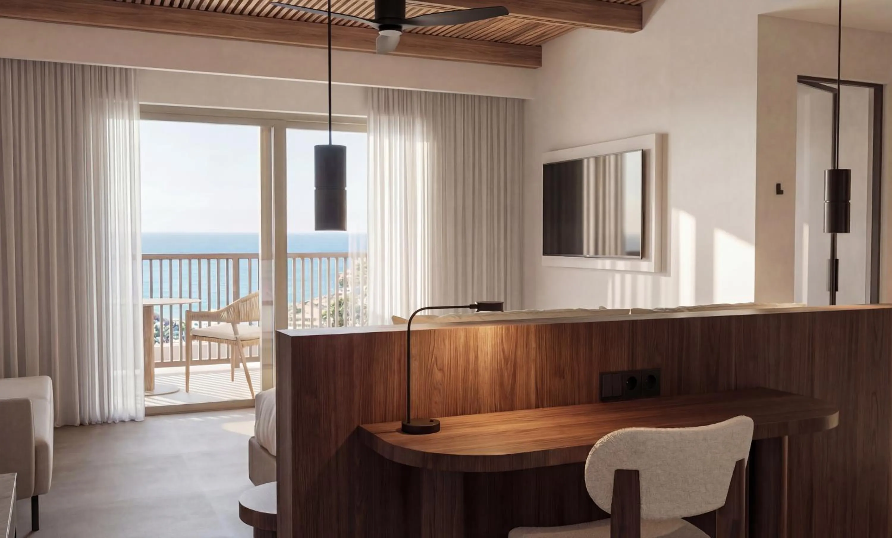 Bed in Paralos Irini Mare