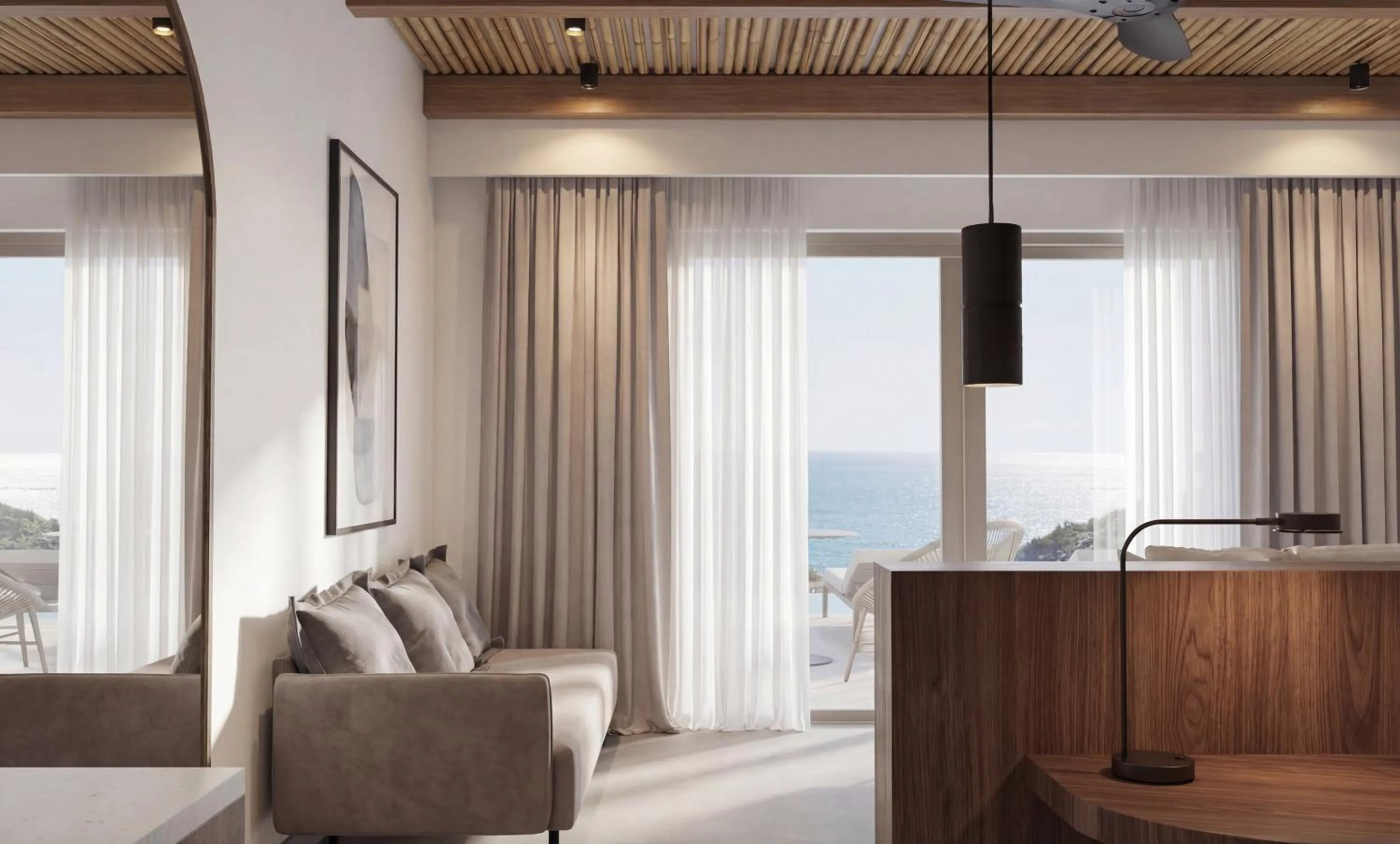 Bed in Paralos Irini Mare