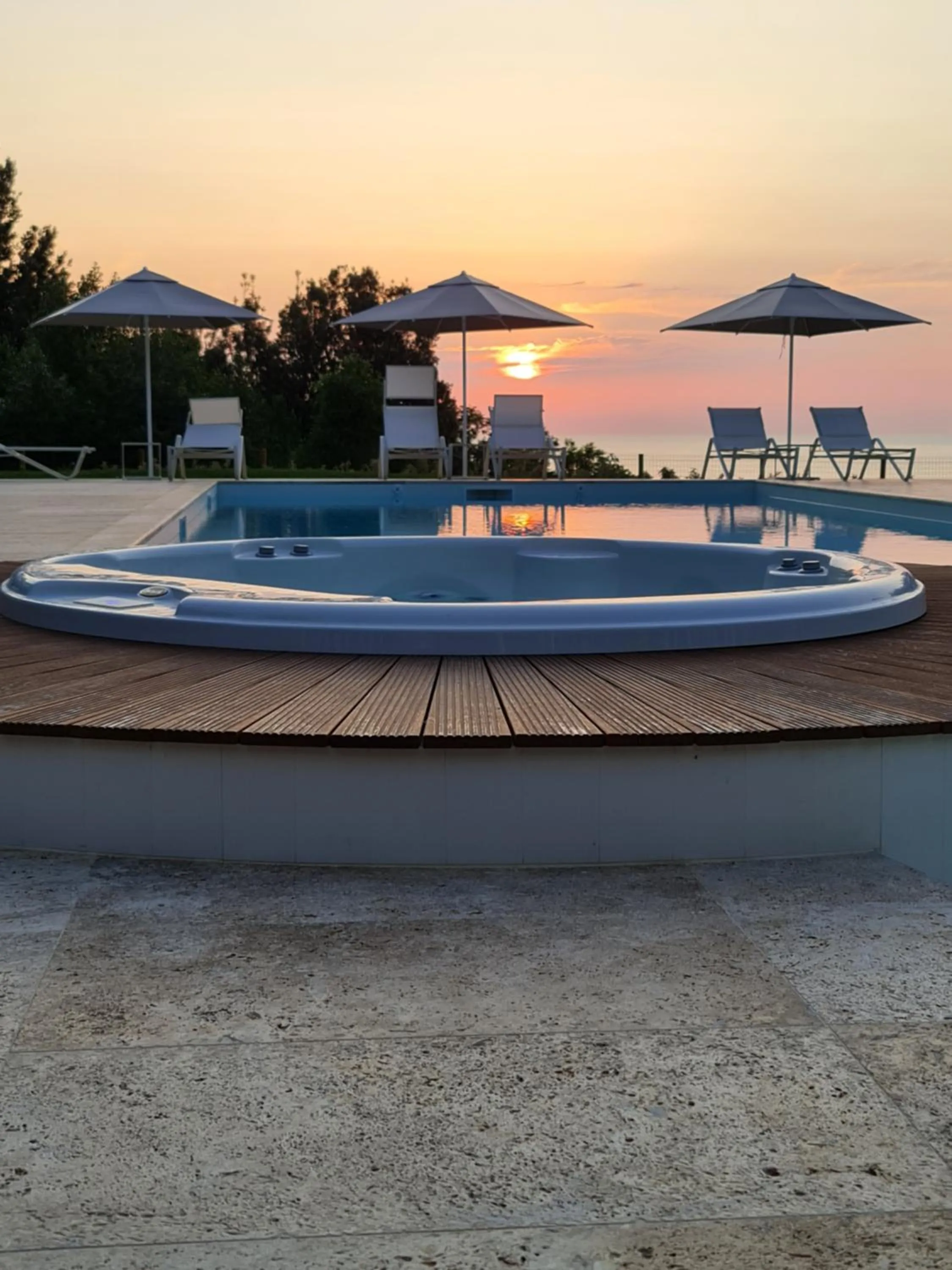 Pool view in Villa Lattanzi