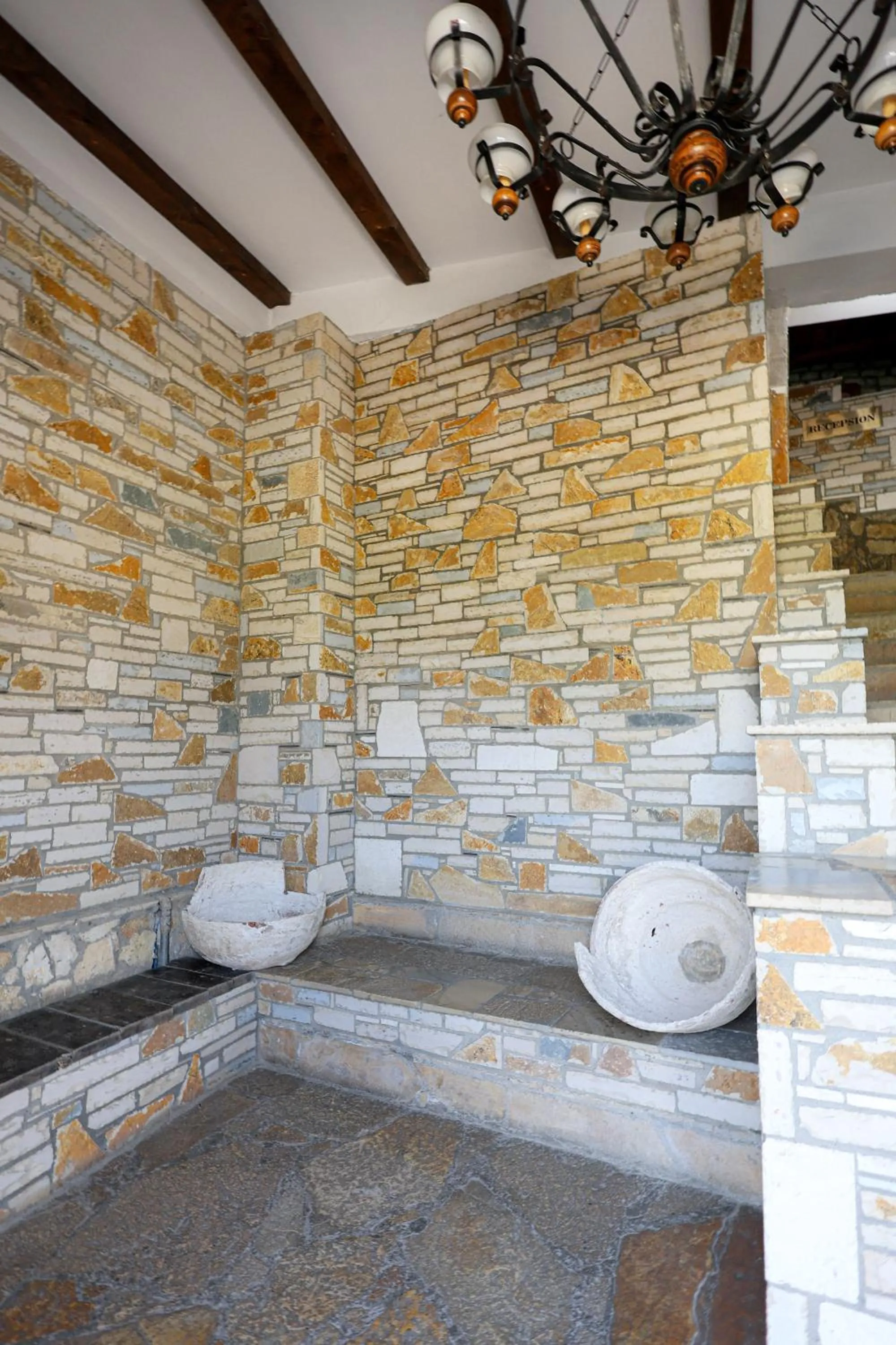 Decorative detail in Hotel Ajka