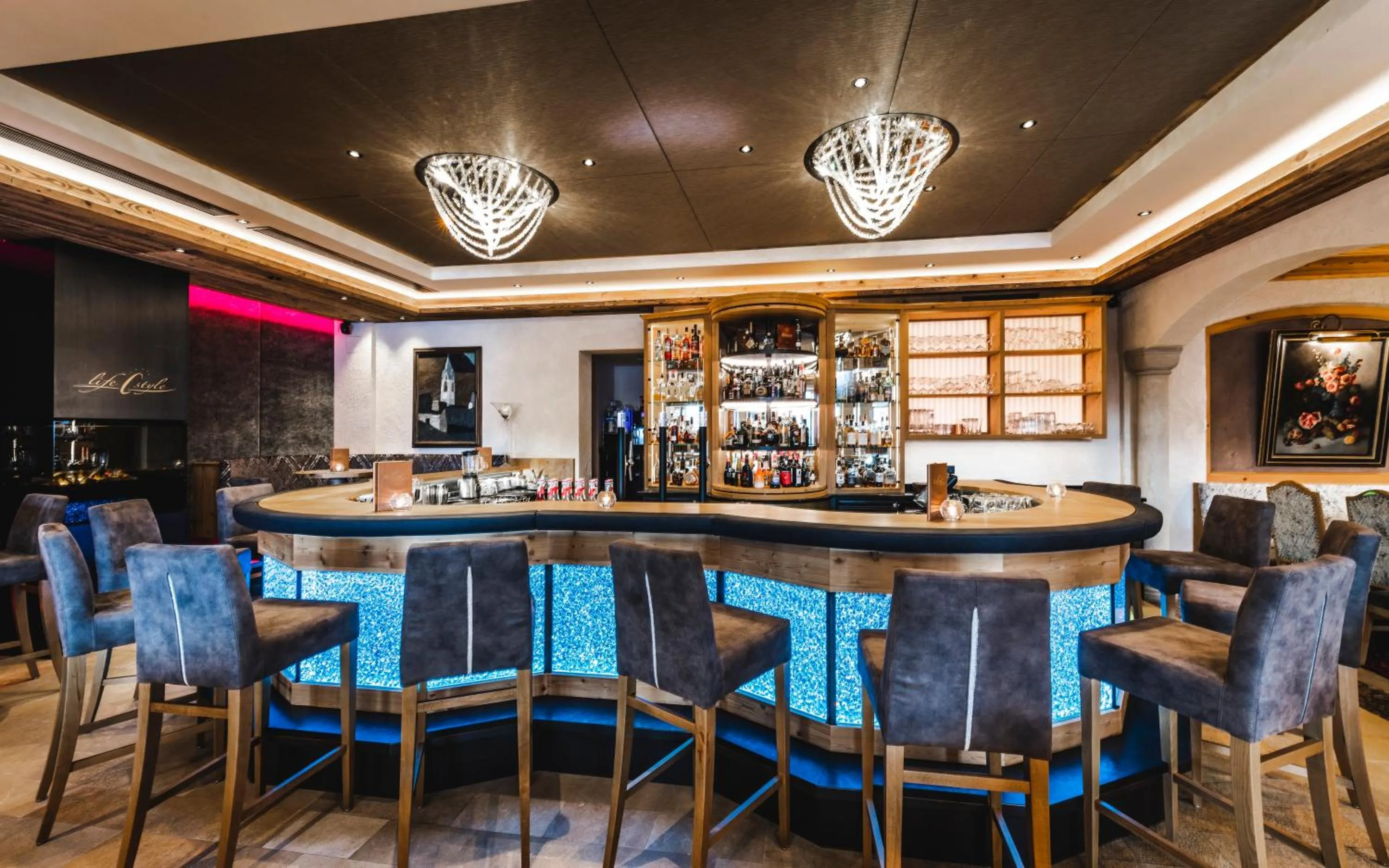 Lounge or bar in Wellnesshotel Cervosa