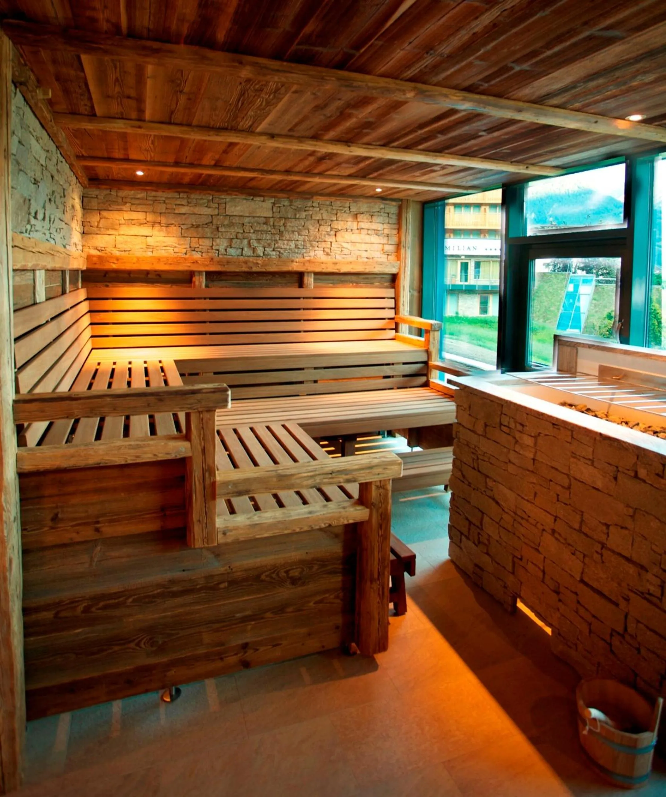 Spa and wellness centre/facilities in Wellnesshotel Cervosa